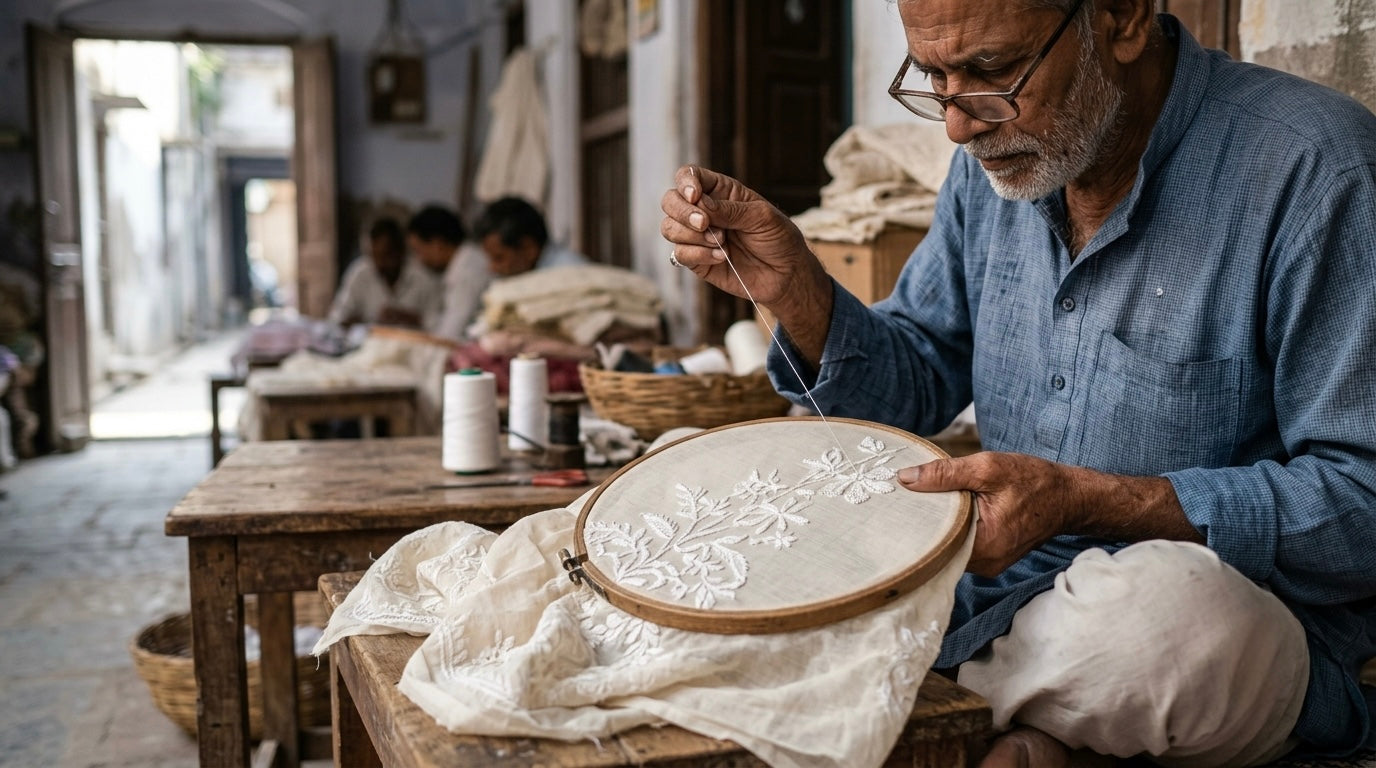 Chikankari Suit Sets & Kurta Sets: The Timeless Elegance of Handcrafted Indian Embroidery