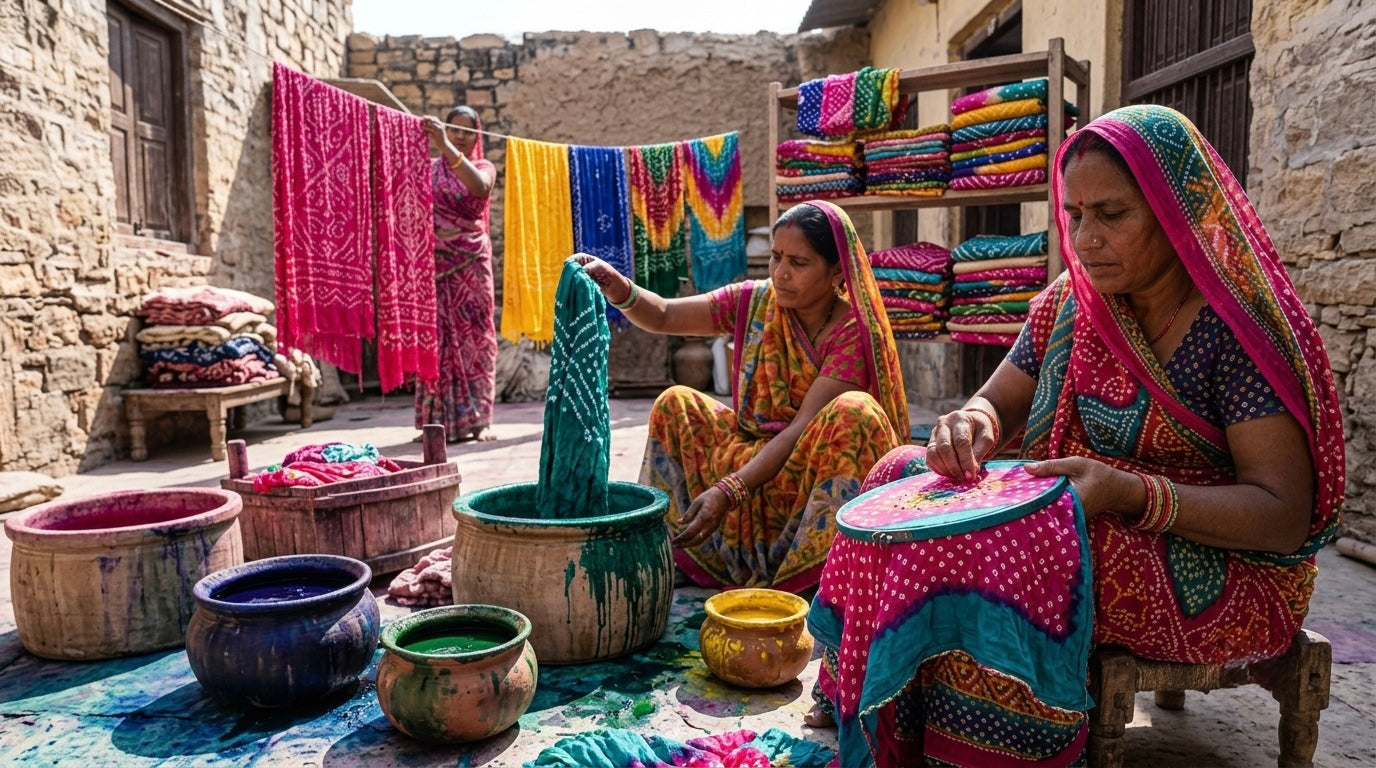 Bandhani & Bandhej Suit Sets: A Timeless Celebration of Indian Craftsmanship