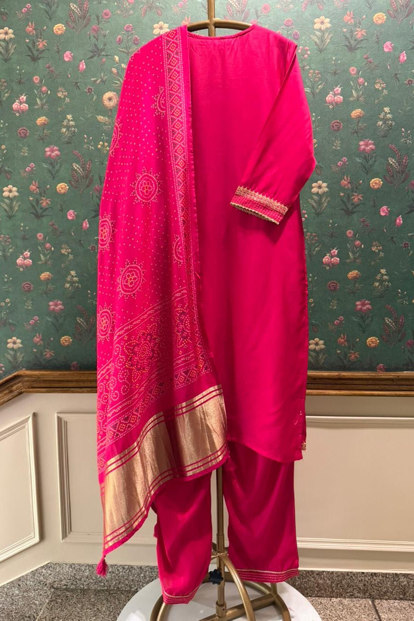 Rajrani Pink Festive Suit Set | HER-660