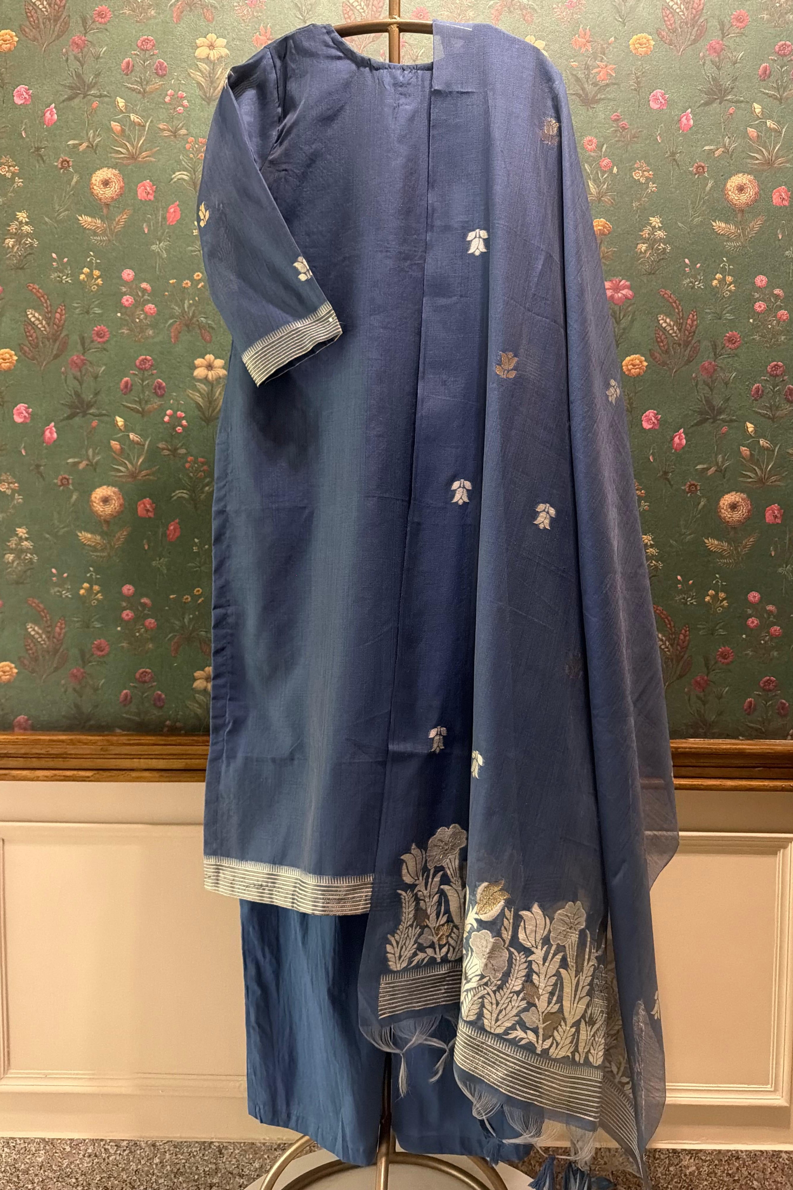 Neelkamal Chanderi Suit Set | HER-619