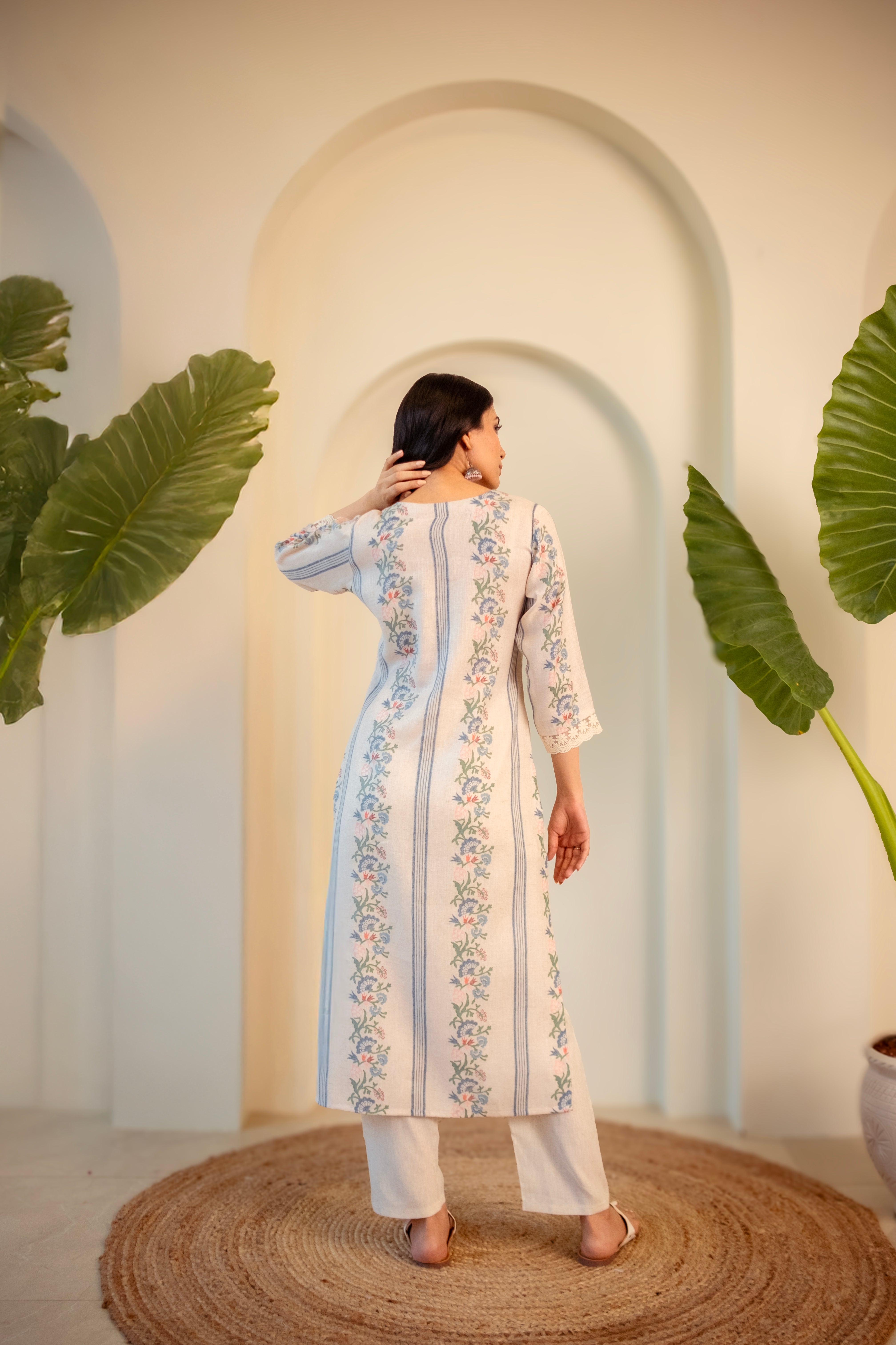 Gulzaar Handloom Cotton Kurta/Co-ord Set | HER-532