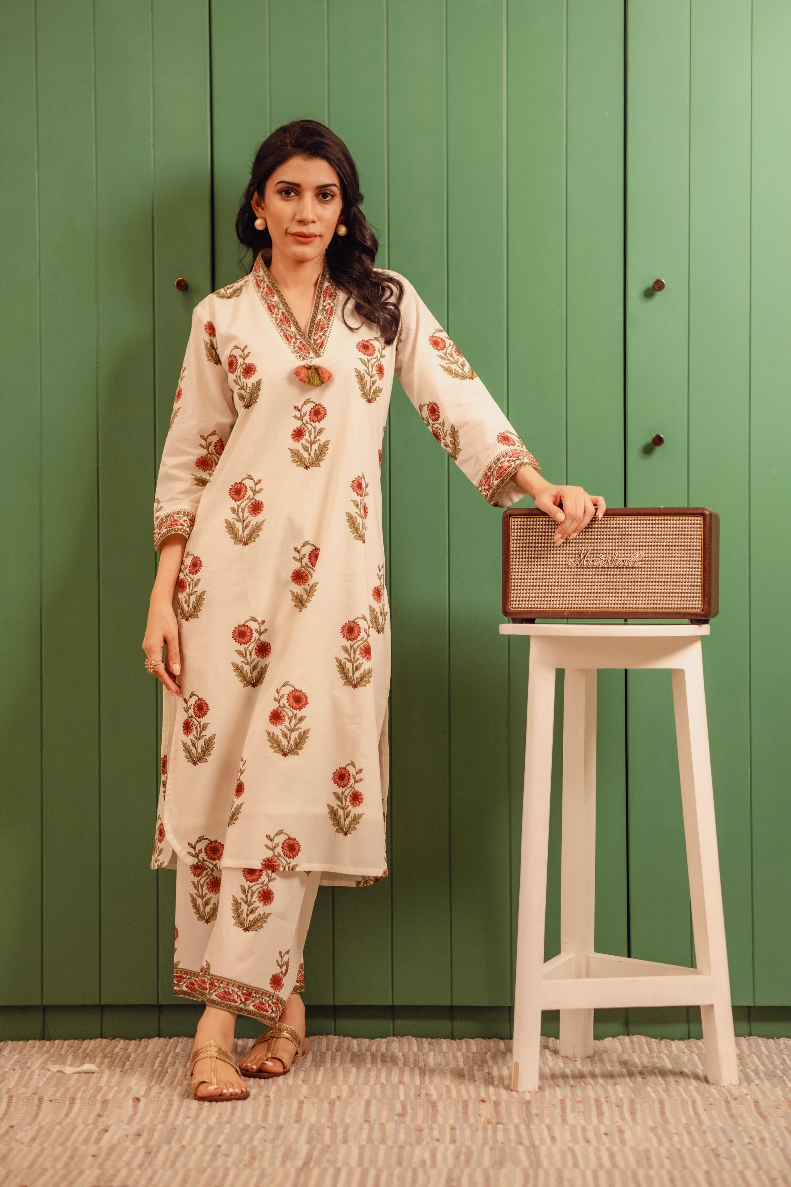 Marigold Whispers Kurta/Co-ord Set