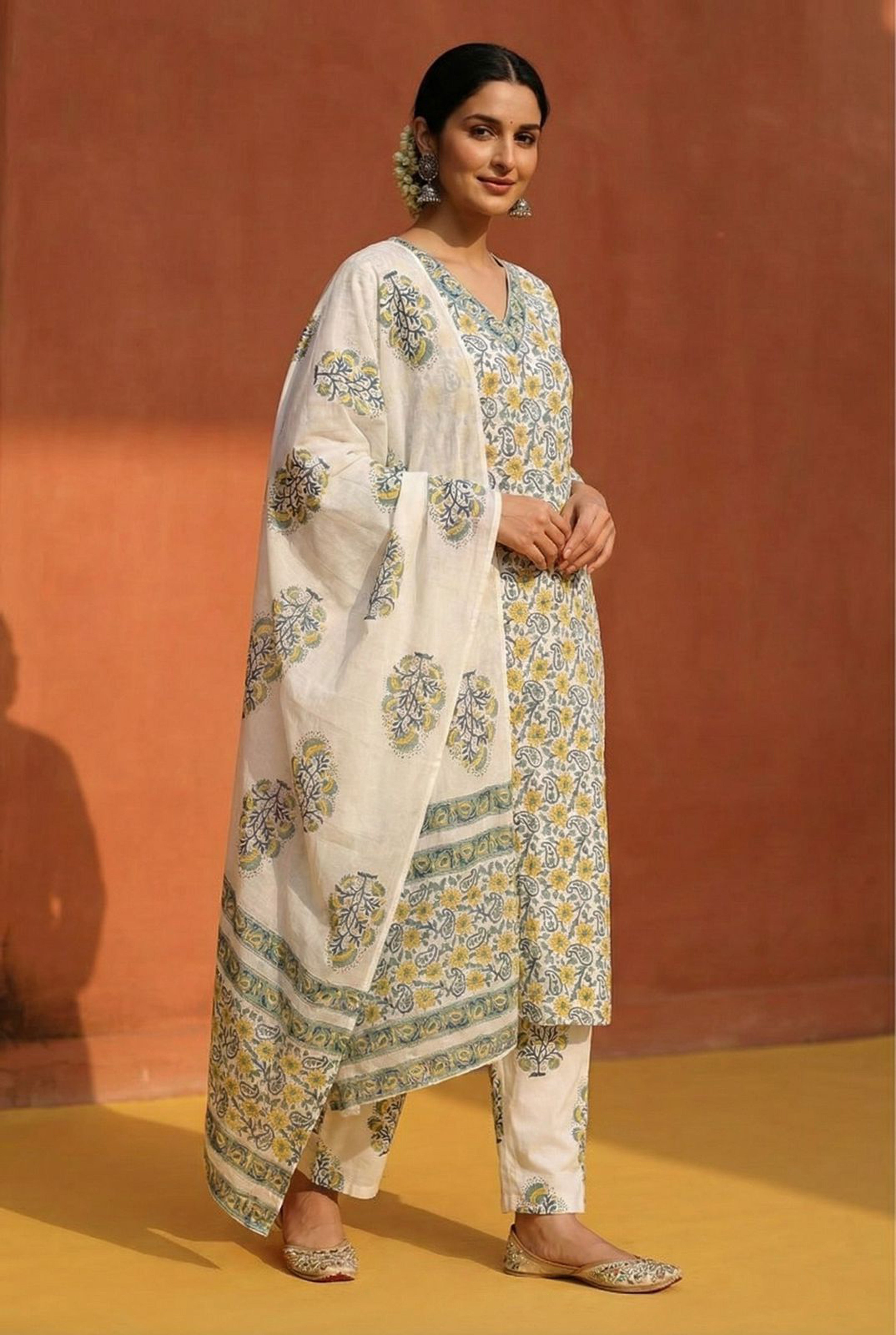 Bahaar Cotton Suit Set | HER-343