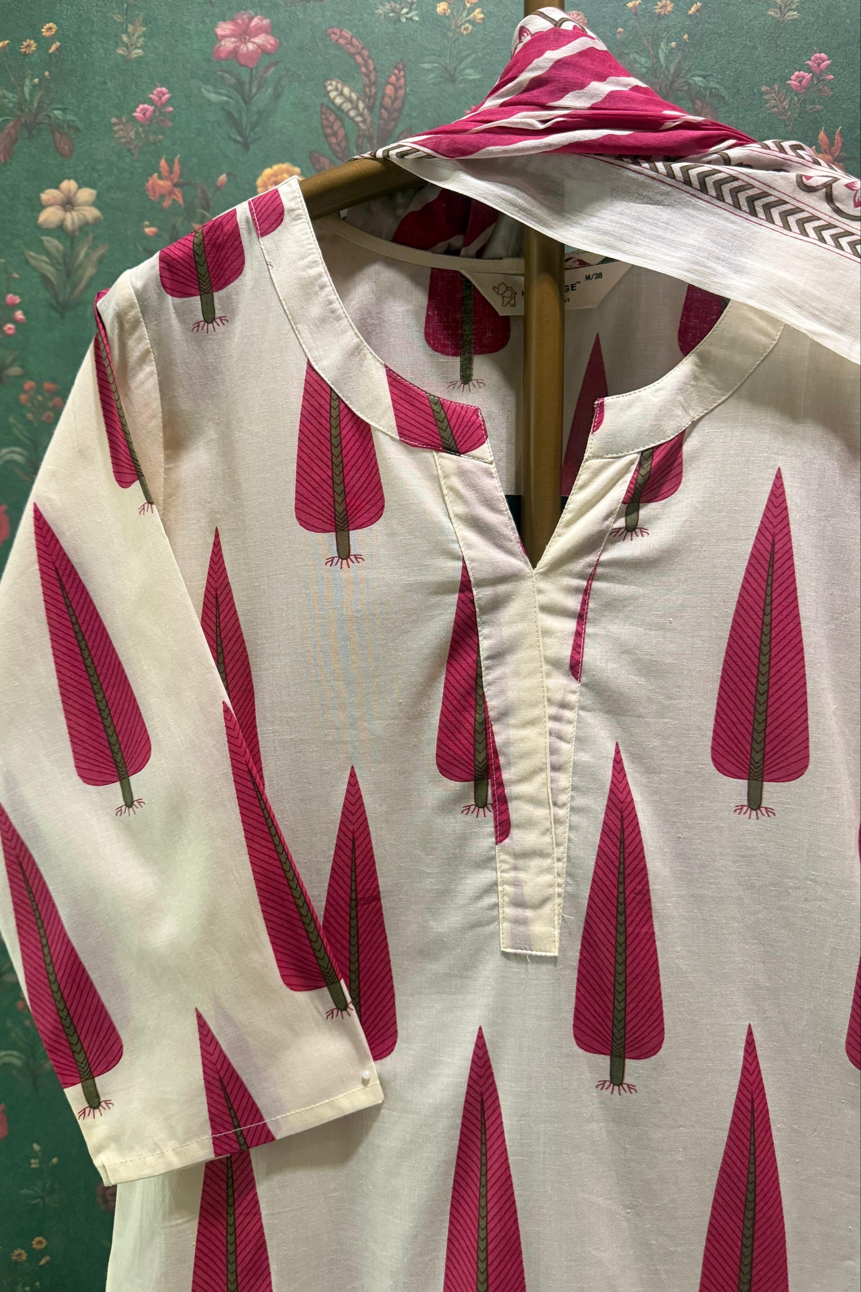 Gulnaar Vatika Cotton Suit Set | HER-711