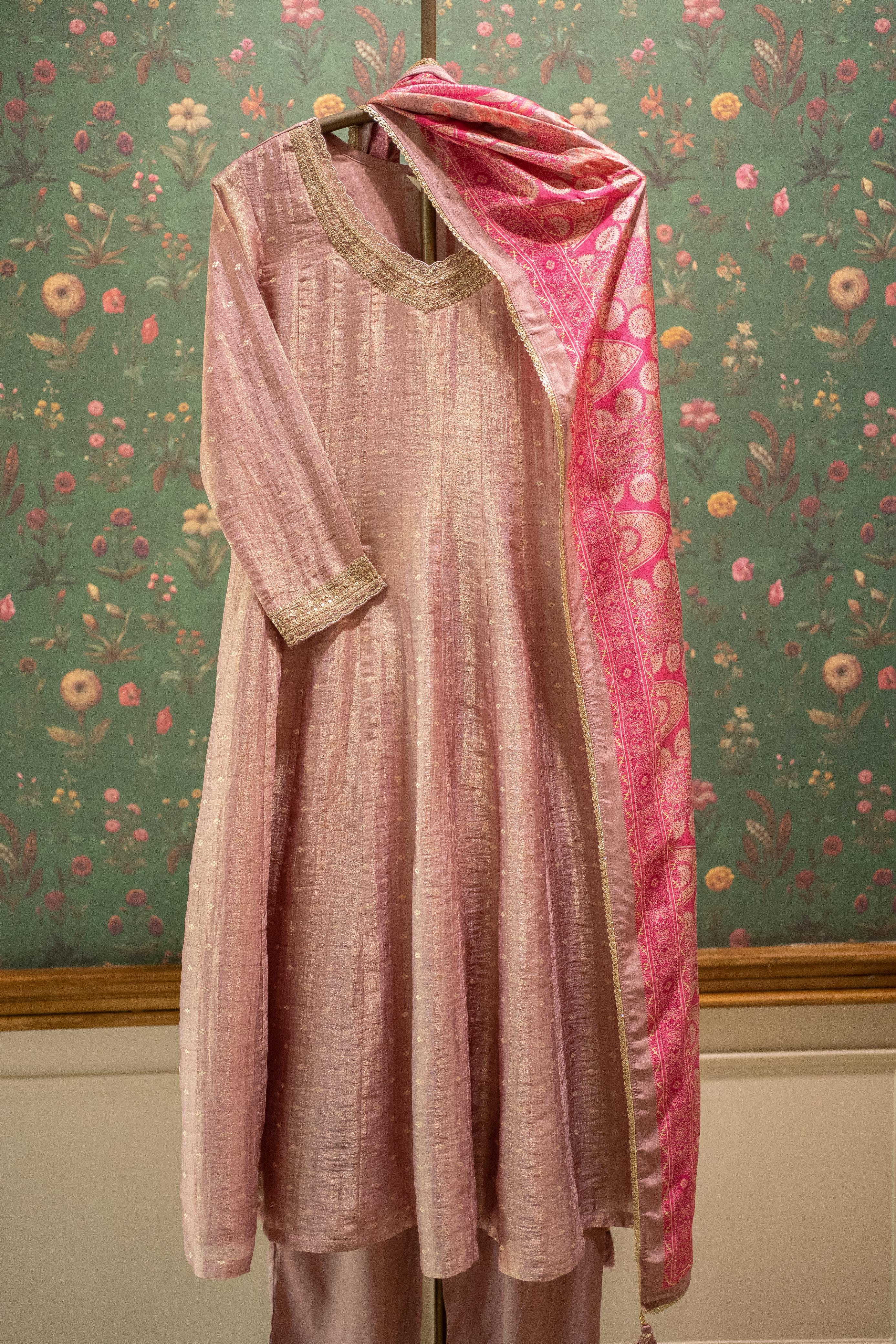 Gulab Kashish Chanderi Silk Suit Set | HER-561