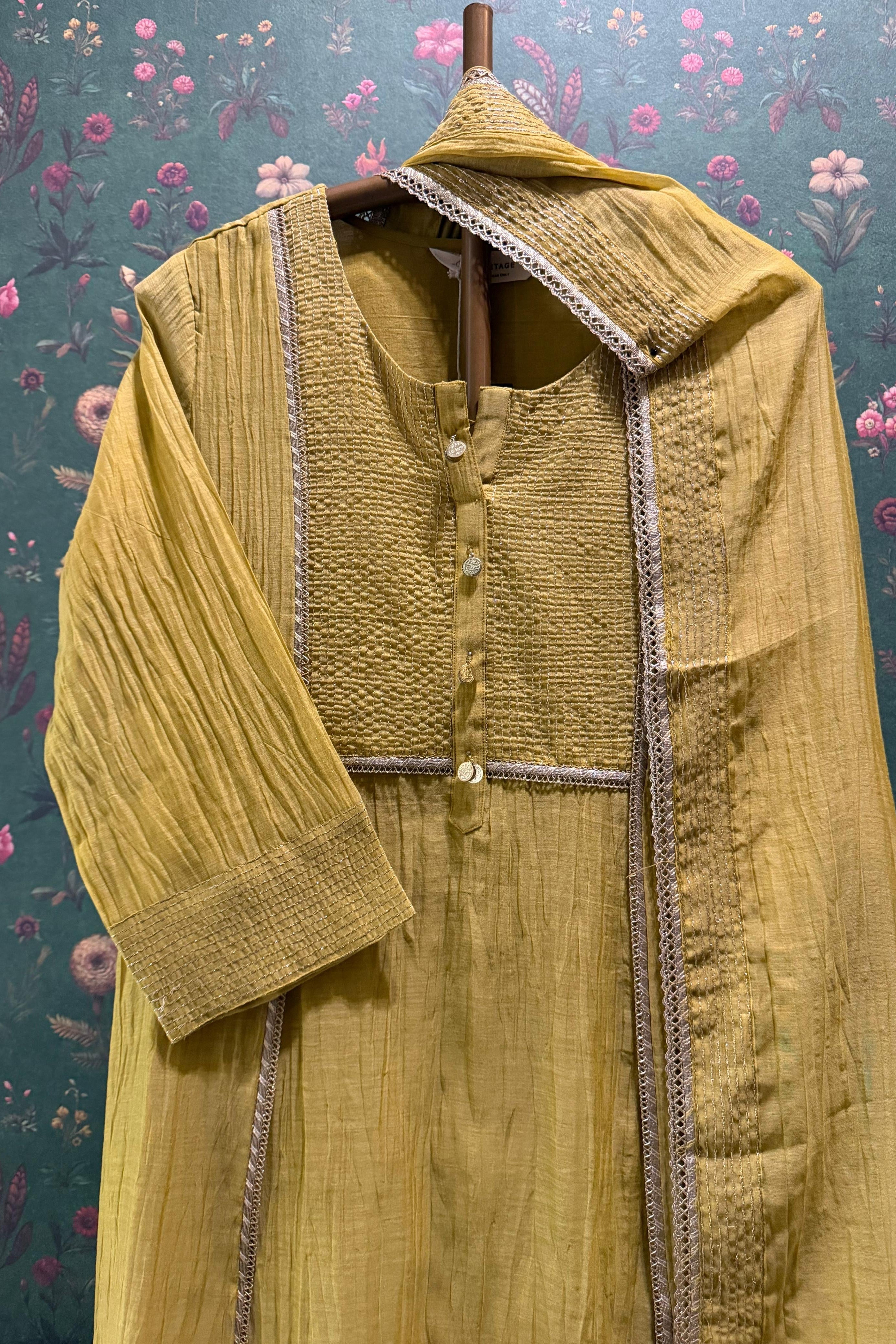 Peetambara Meher Handcrafted Suit Set | HER-621