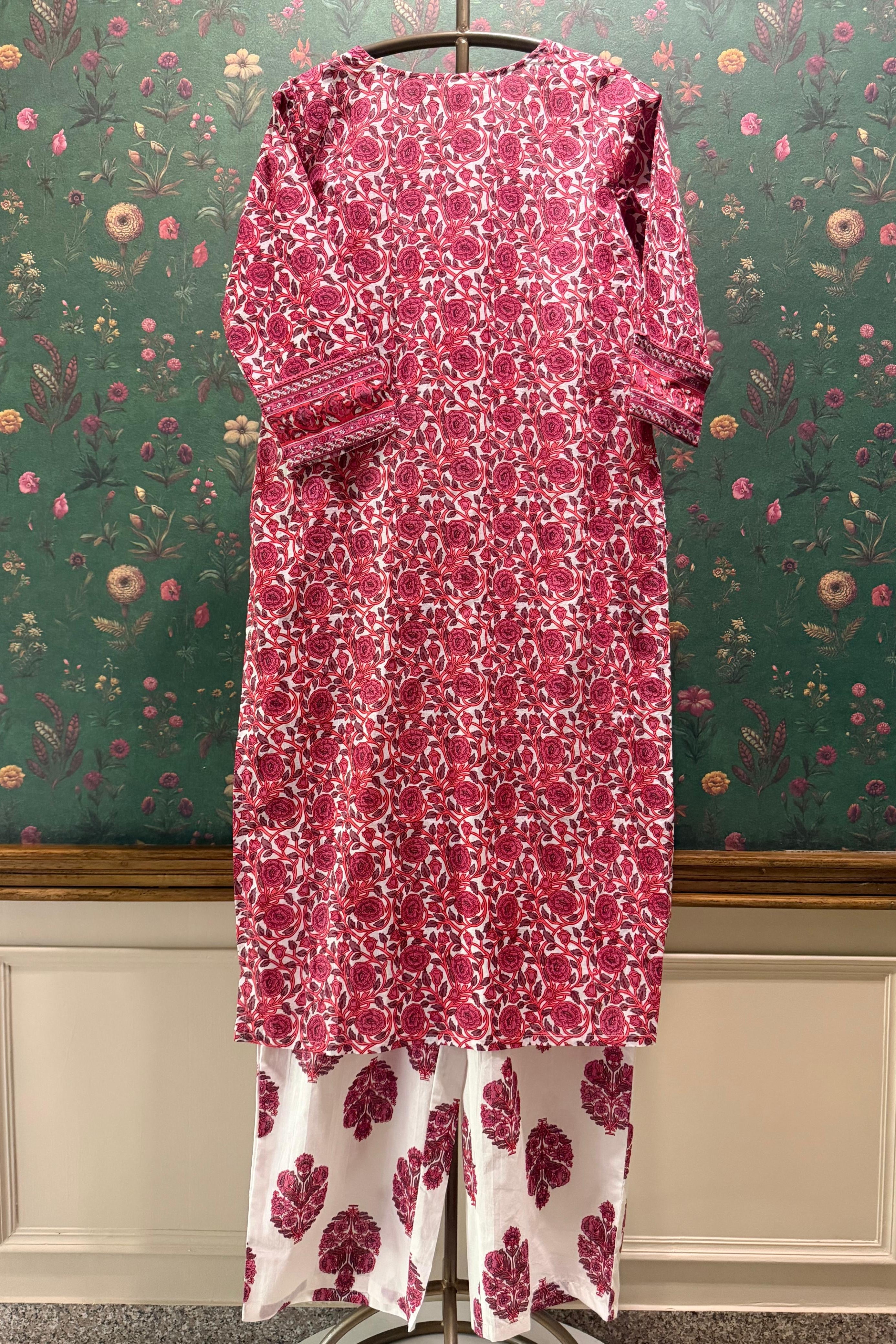 Gulnaar Gulbagh Cotton Suit Set | HER-712