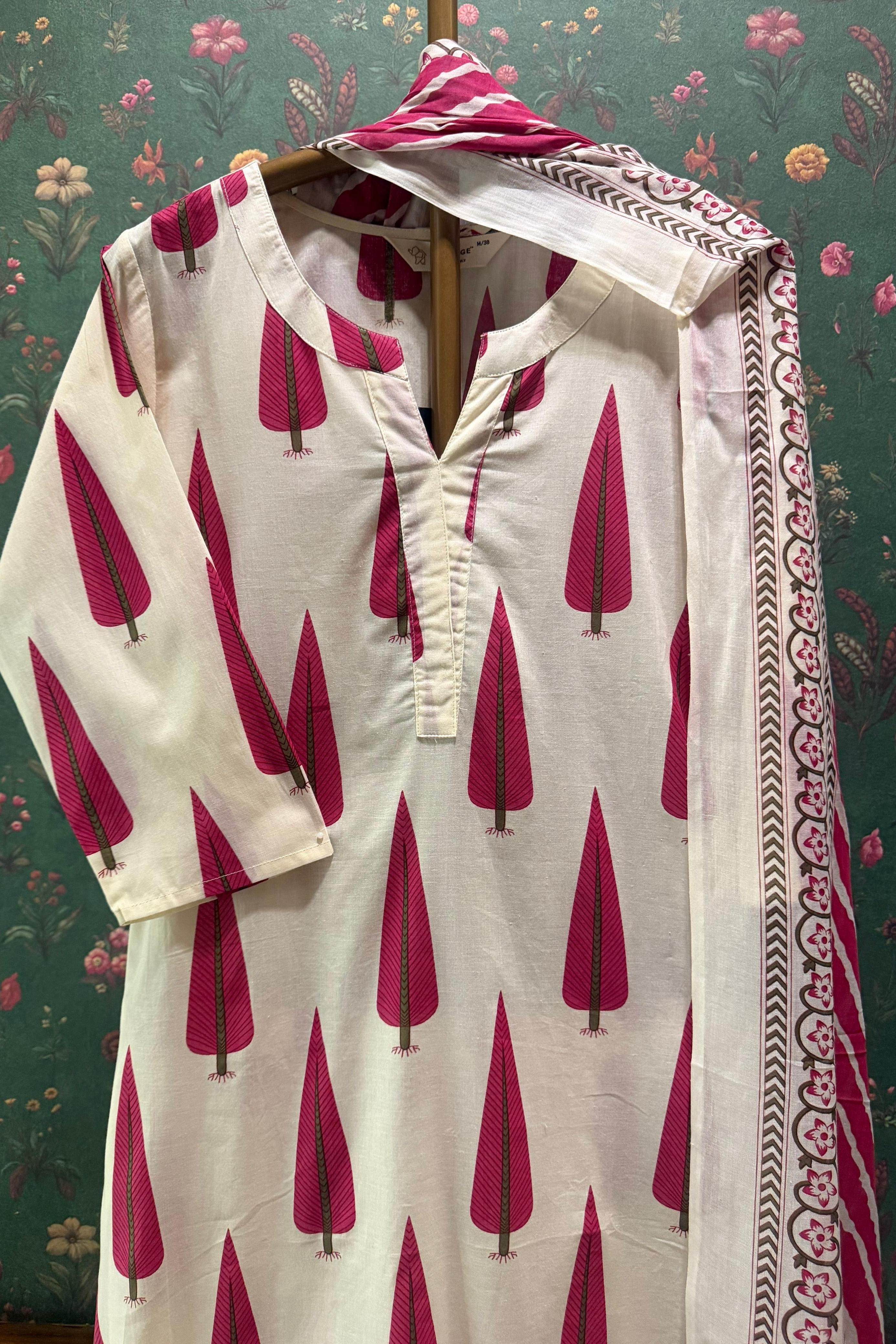 Gulnaar Vatika Cotton Suit Set | HER-711