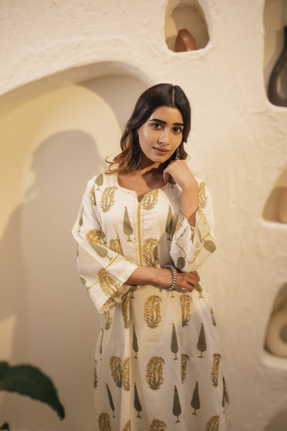 Paisley Hand-block Cotton Kurta/Co-ord Set