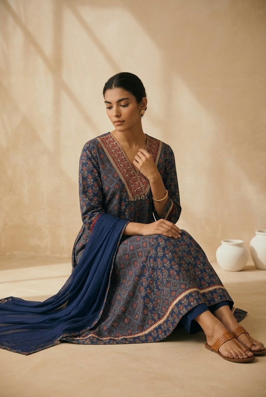 Raahi A-Line Suit Set | HER-637