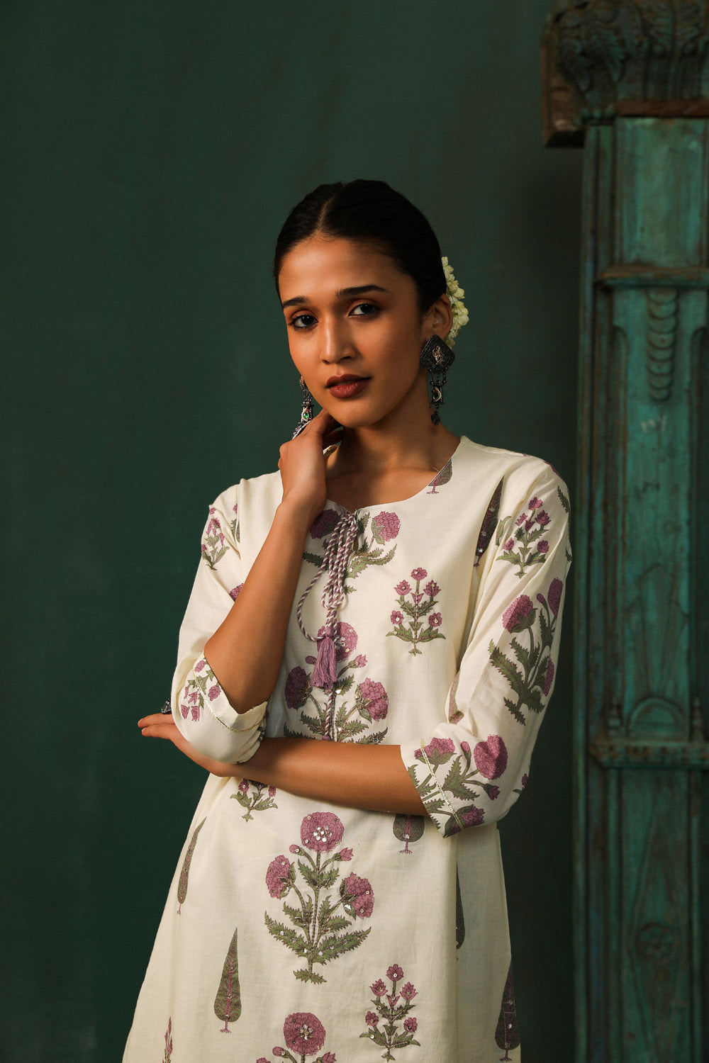 Bloom & Thread Kurta/Co-ord Set - Lavender