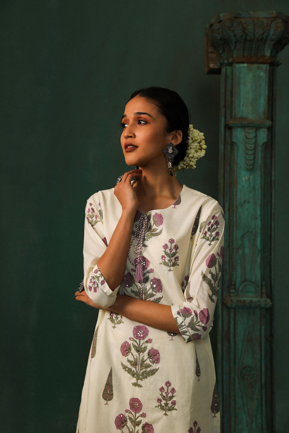 Bloom & Thread Kurta/Co-ord Set - Lavender