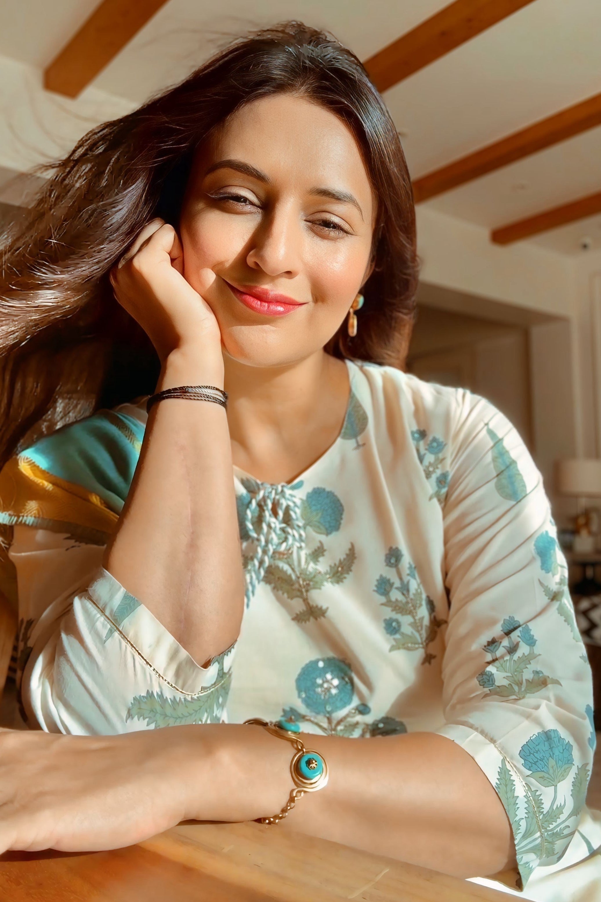 Bloom & Thread Kurta/Co-ord Set - Blue