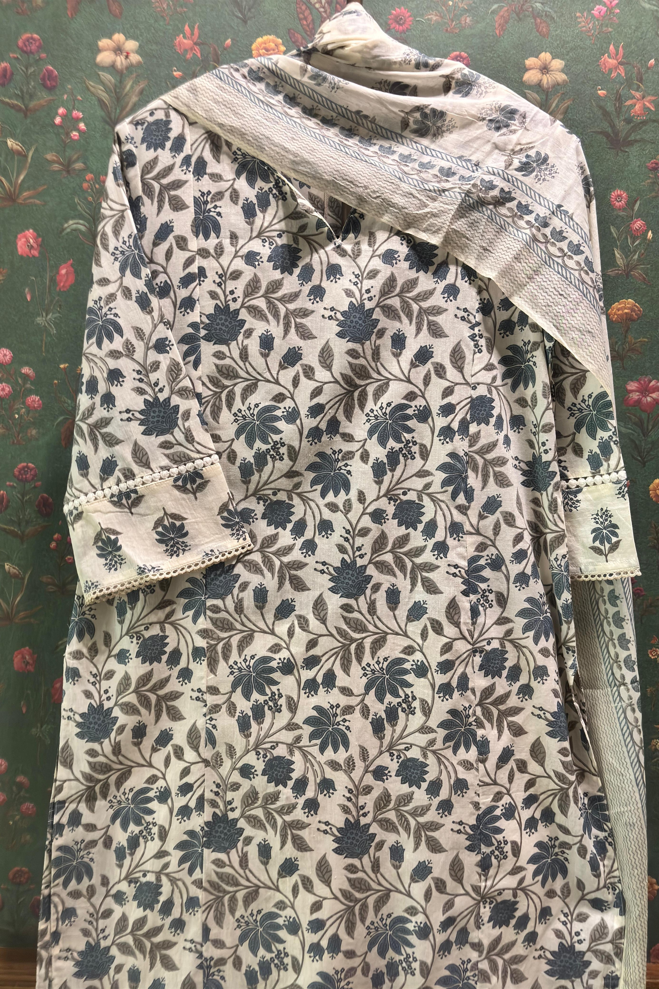 Neelam Handblock Cotton Suit Set | HER-458