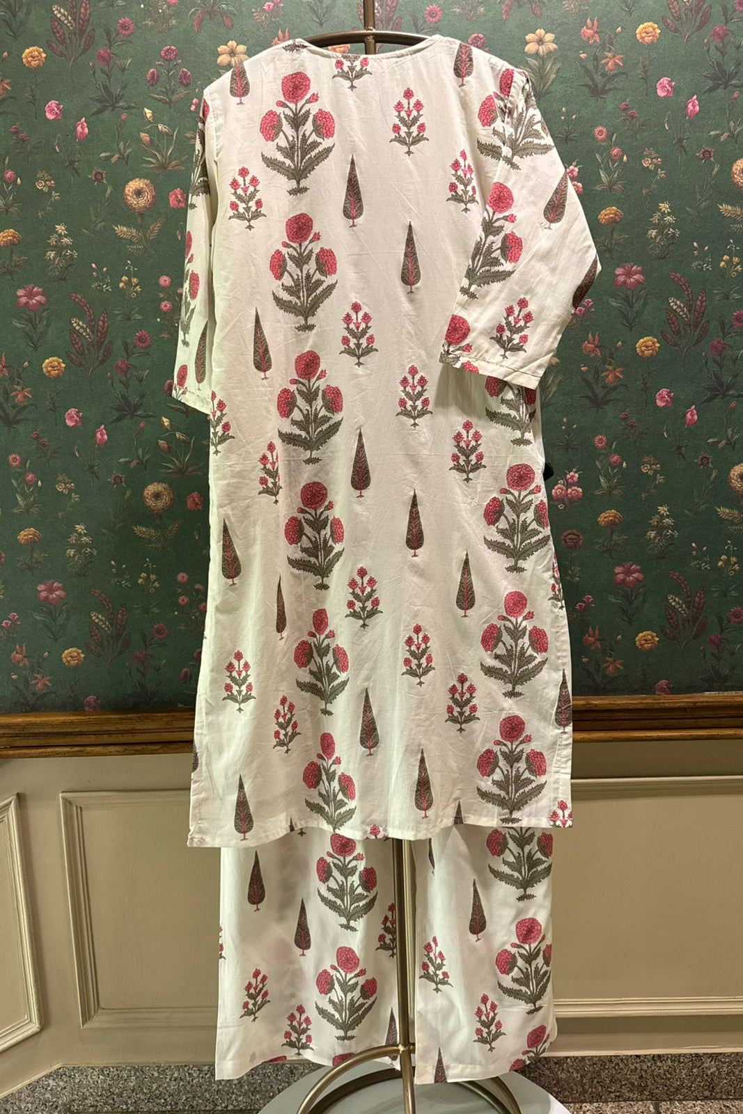 Bloom & Thread Kurta/Co-ord Set - Rani Pink