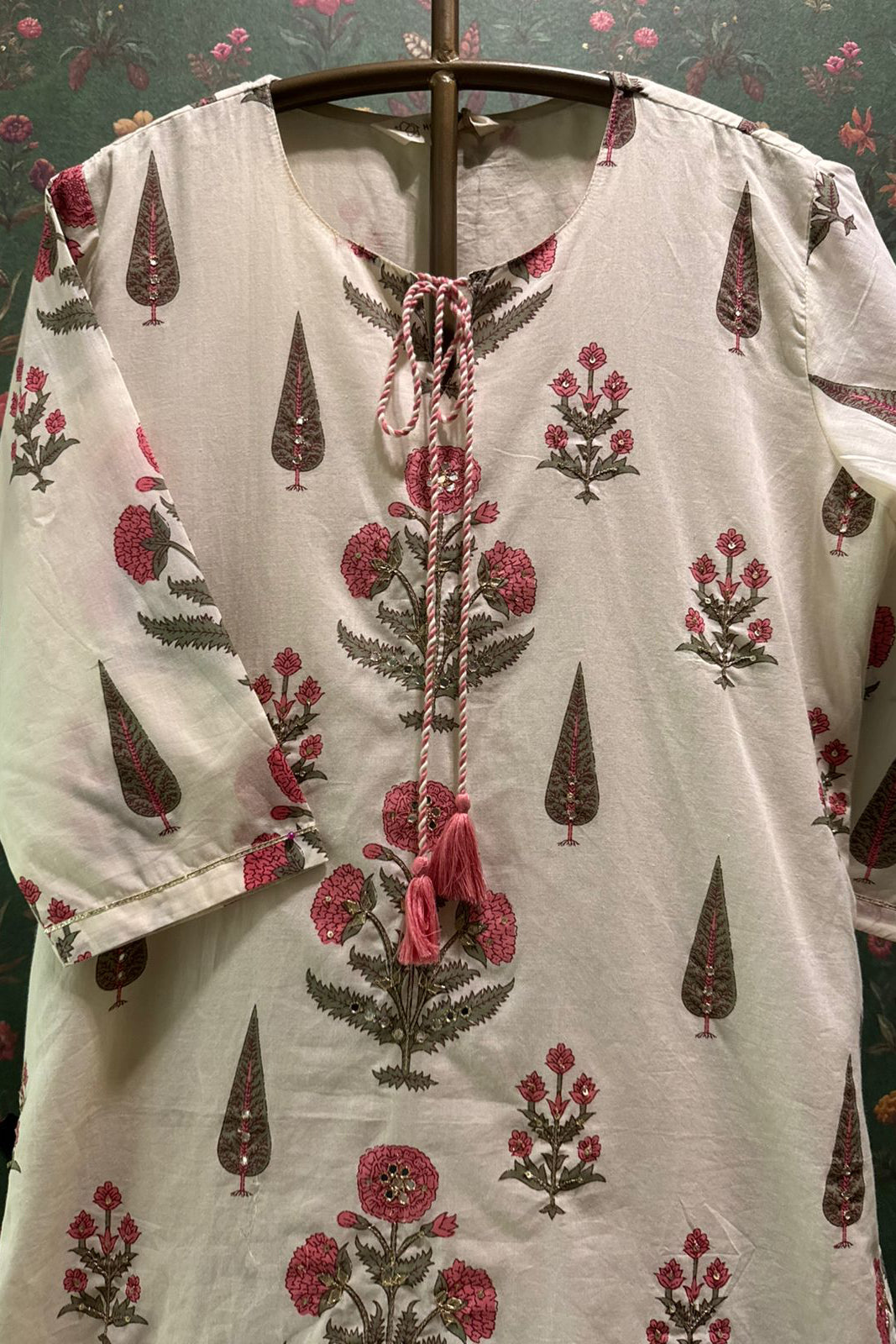 Bloom & Thread Kurta/Co-ord Set - Rani Pink