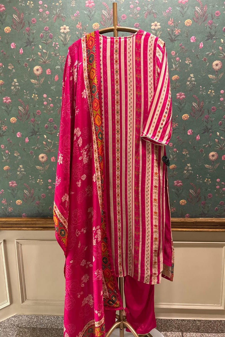 Rangriti Rani Dola Jacquard Suit Set | HER-549