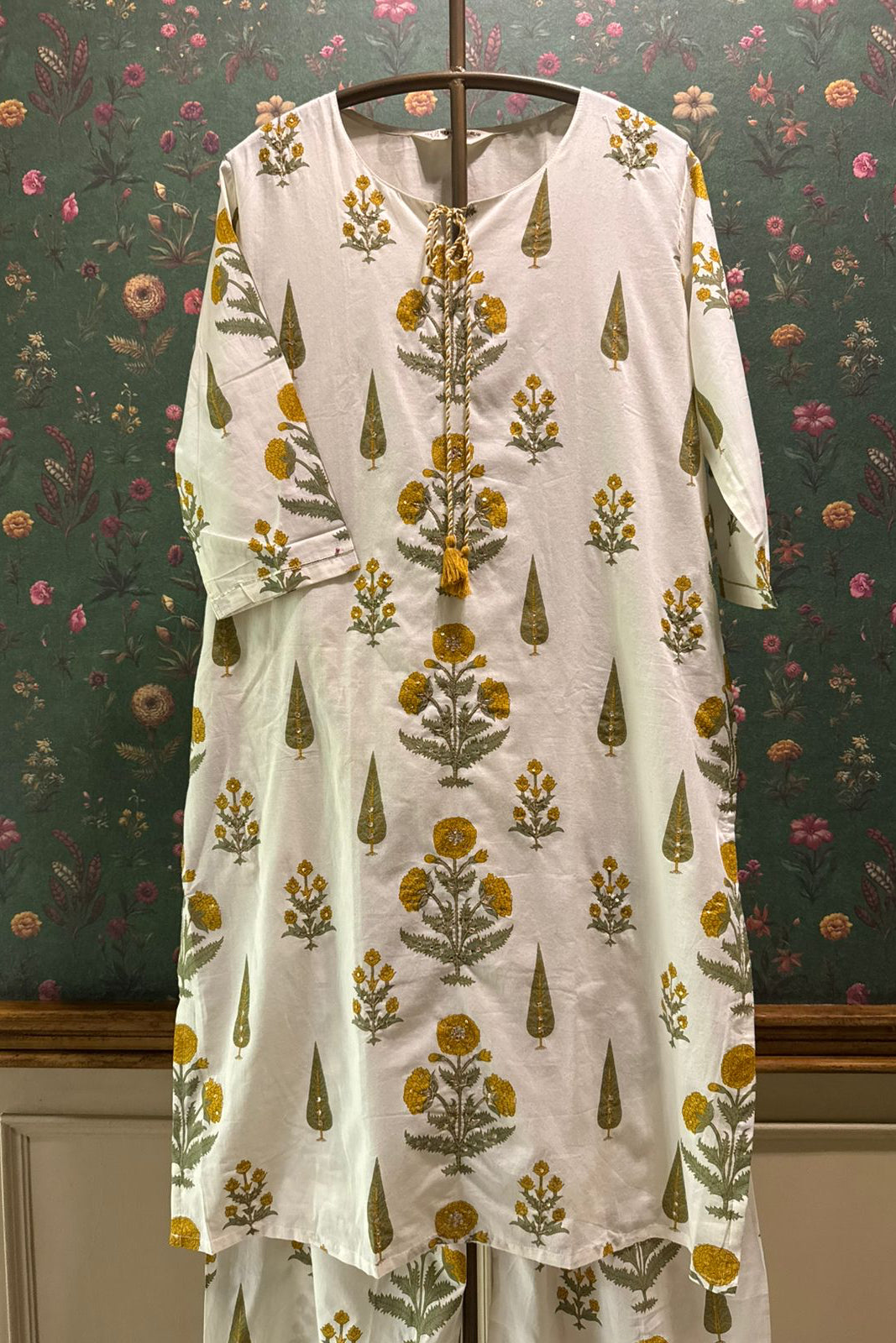 Bloom & Thread Kurta/Co-ord Set - Mustard