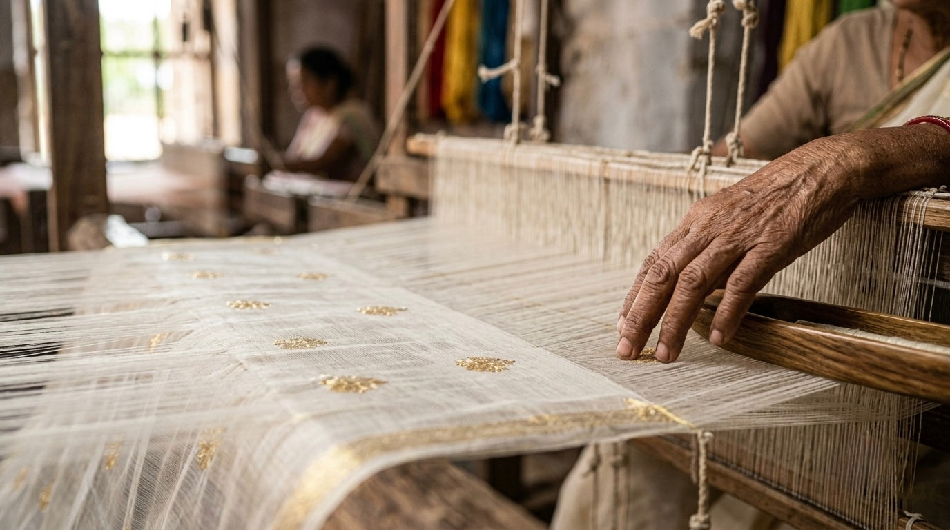 Chanderi Suit Sets: Luxury Handwoven Ethnic Wear for Every Occasion | Heritage India