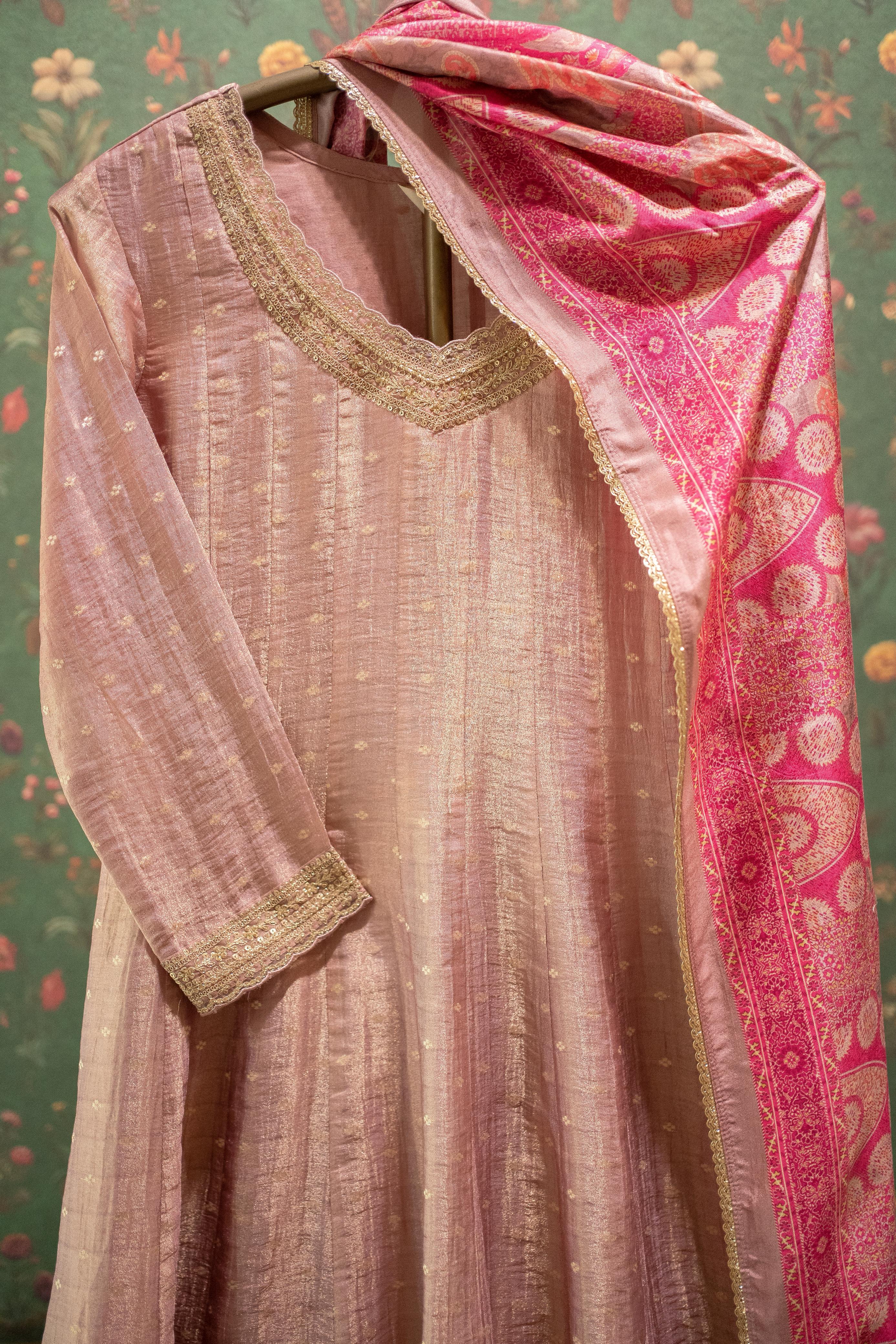 Gulab Kashish Chanderi Silk Suit Set | HER-561