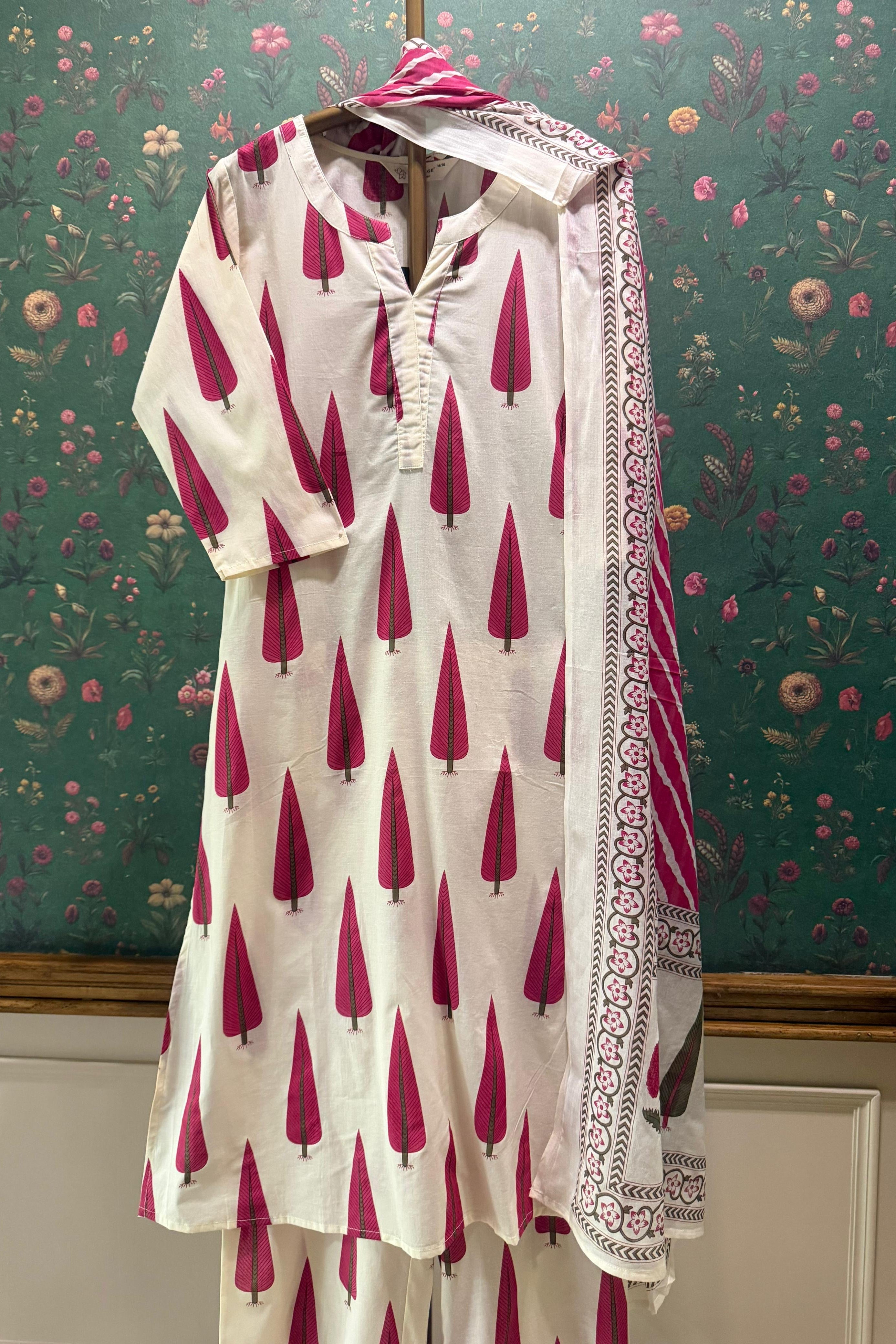 Gulnaar Vatika Cotton Suit Set | HER-711