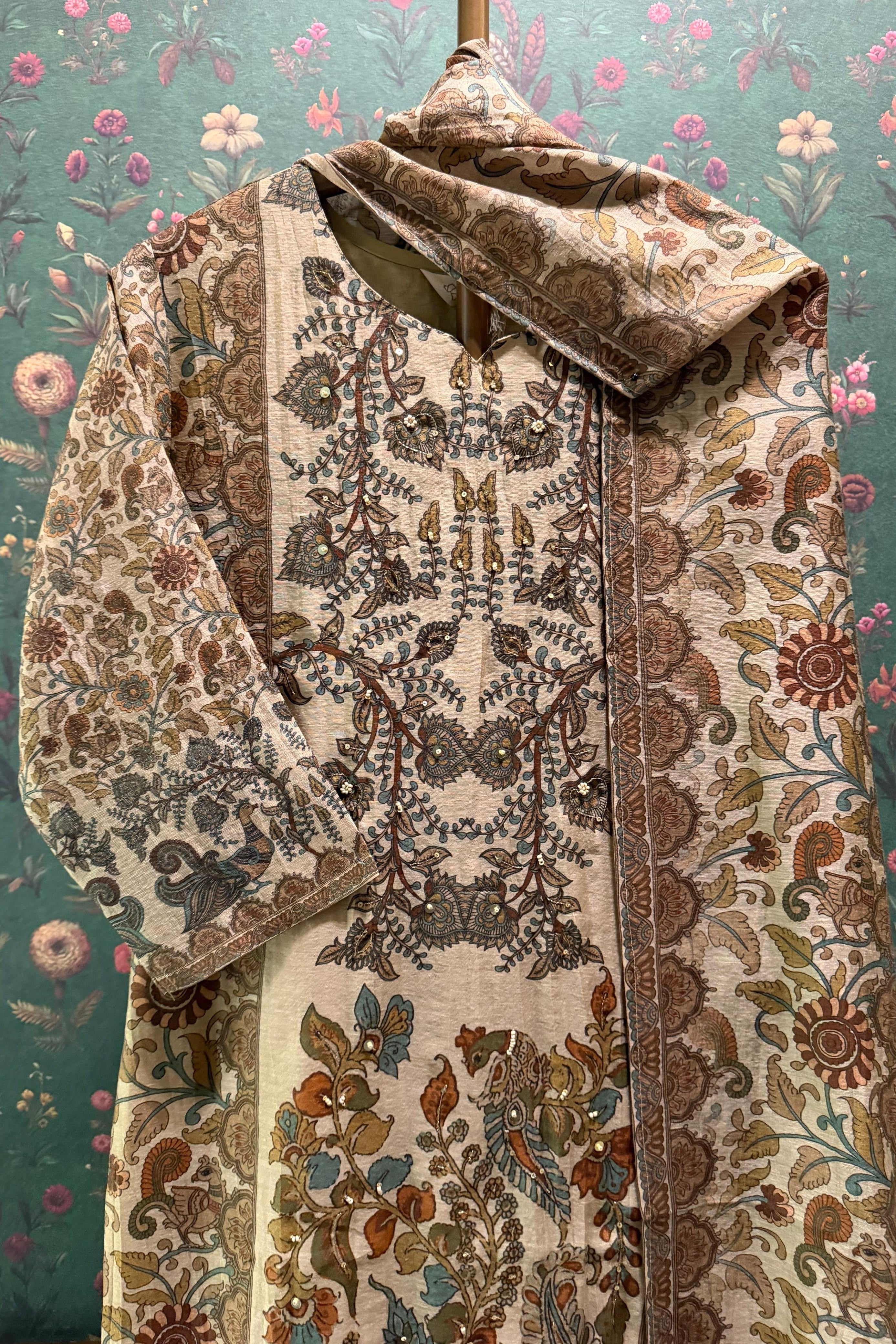 Gulistan Chanderi Suit Set | HER-656