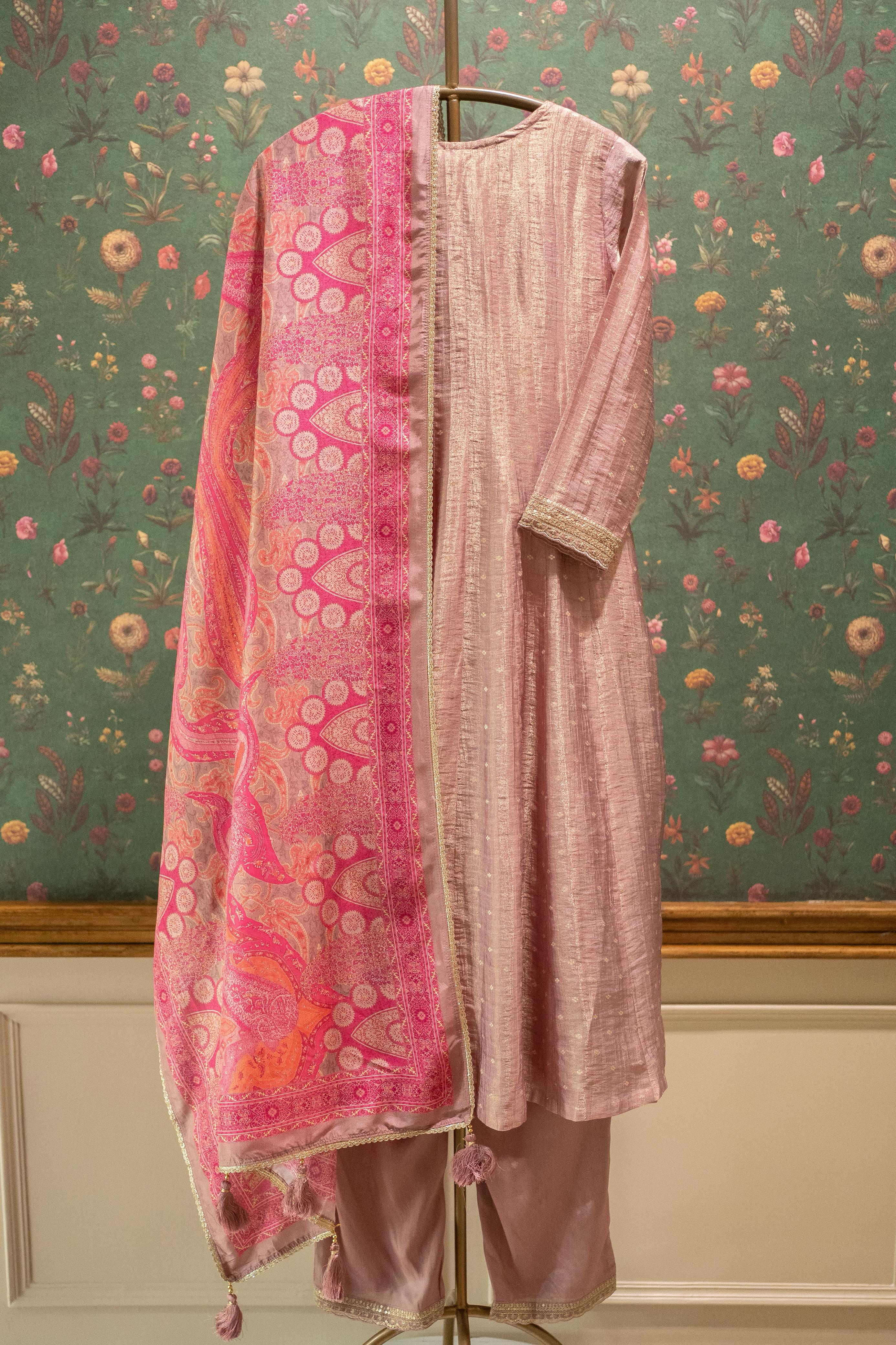 Gulab Kashish Chanderi Silk Suit Set | HER-561