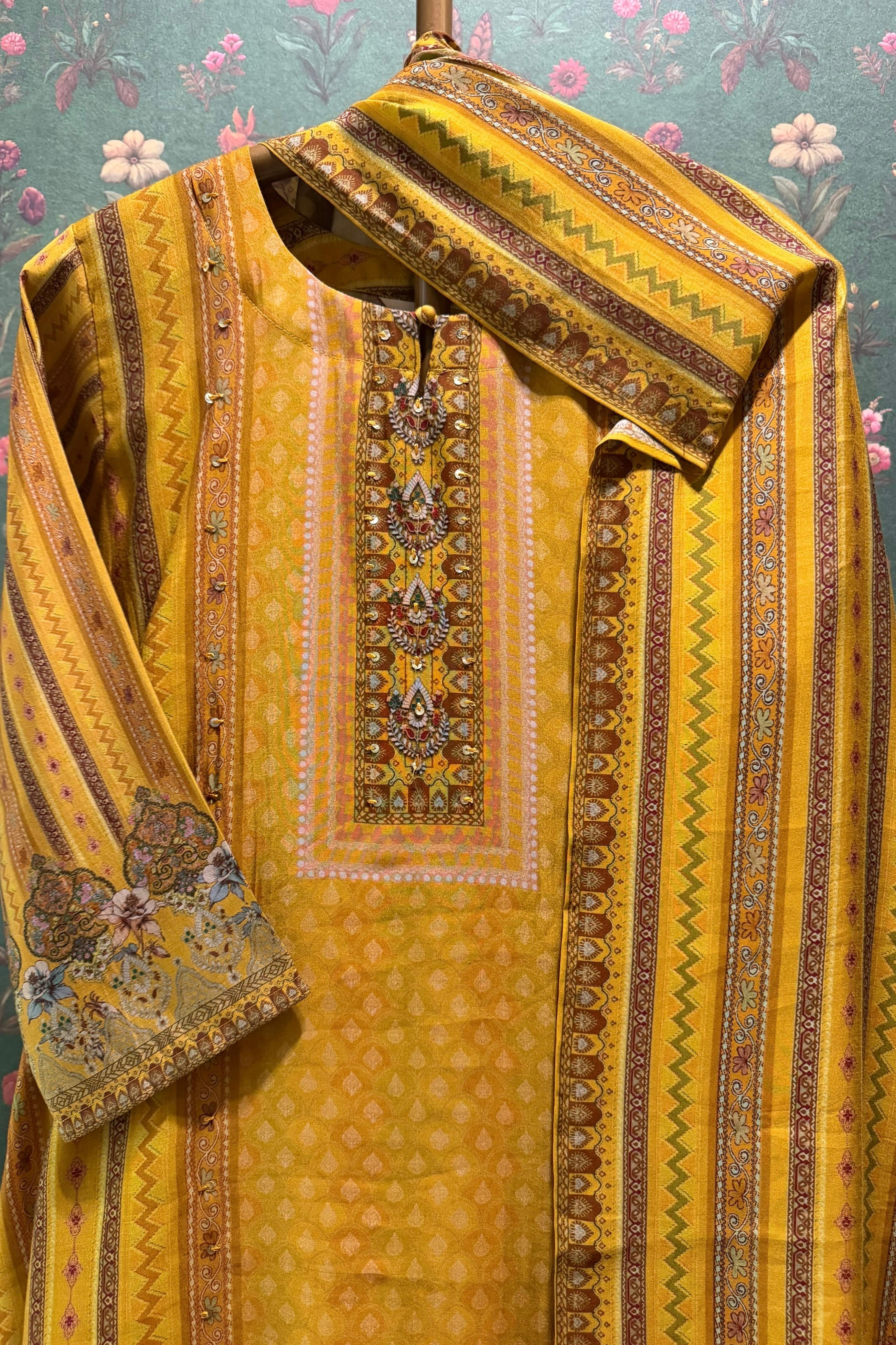 Sunheri Noor Printed Suit Set | HER-599
