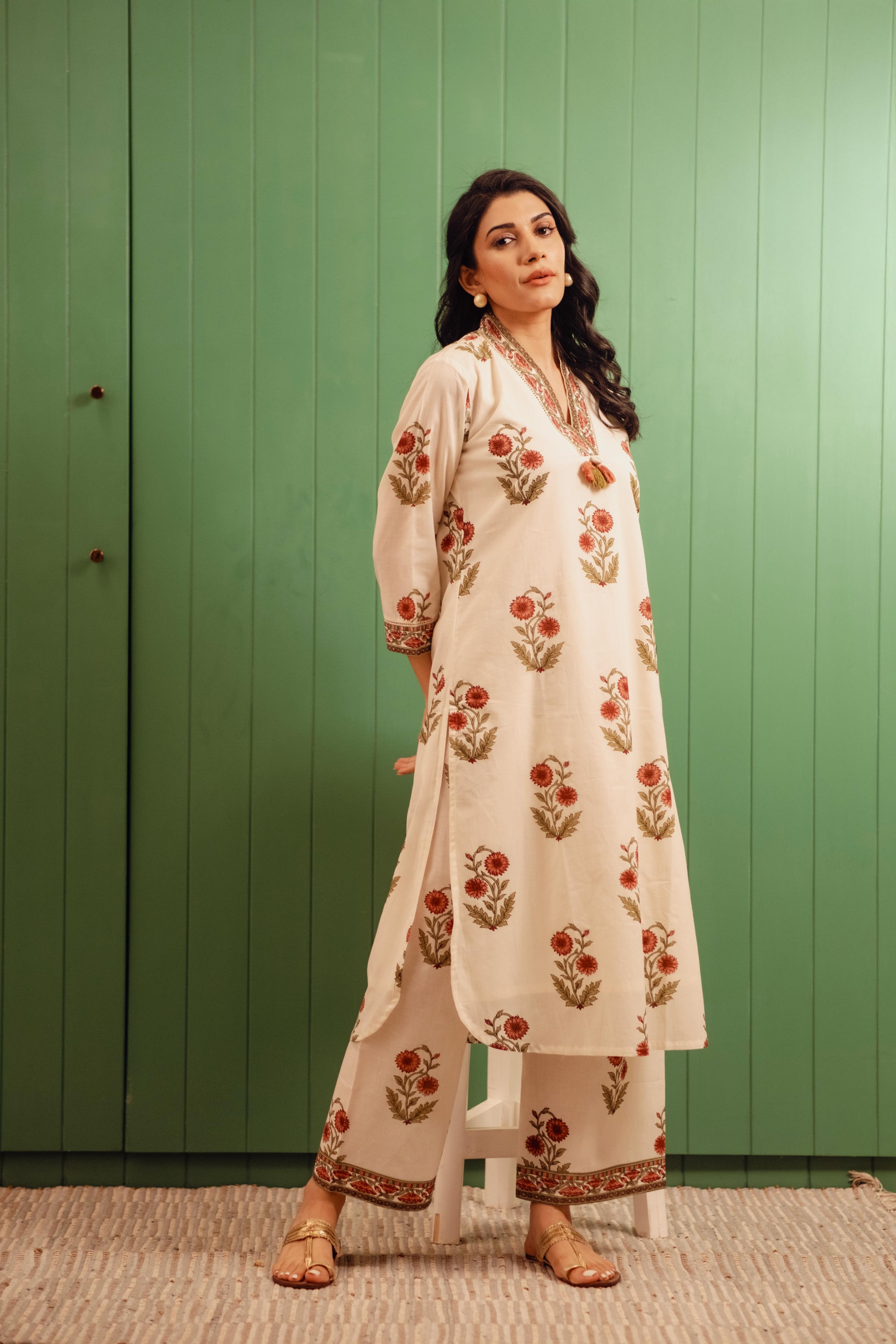 Marigold Whispers Kurta/Co-ord Set
