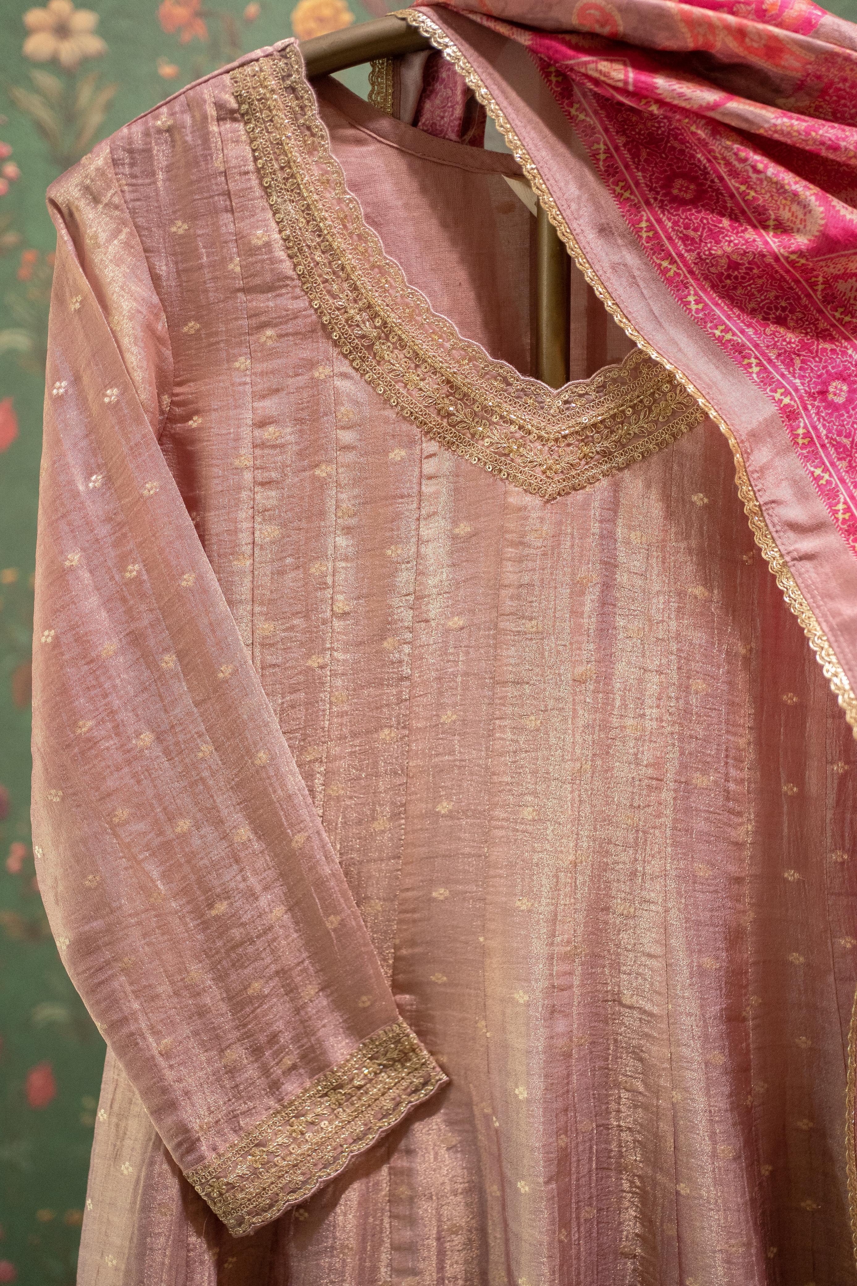 Gulab Kashish Chanderi Silk Suit Set | HER-561