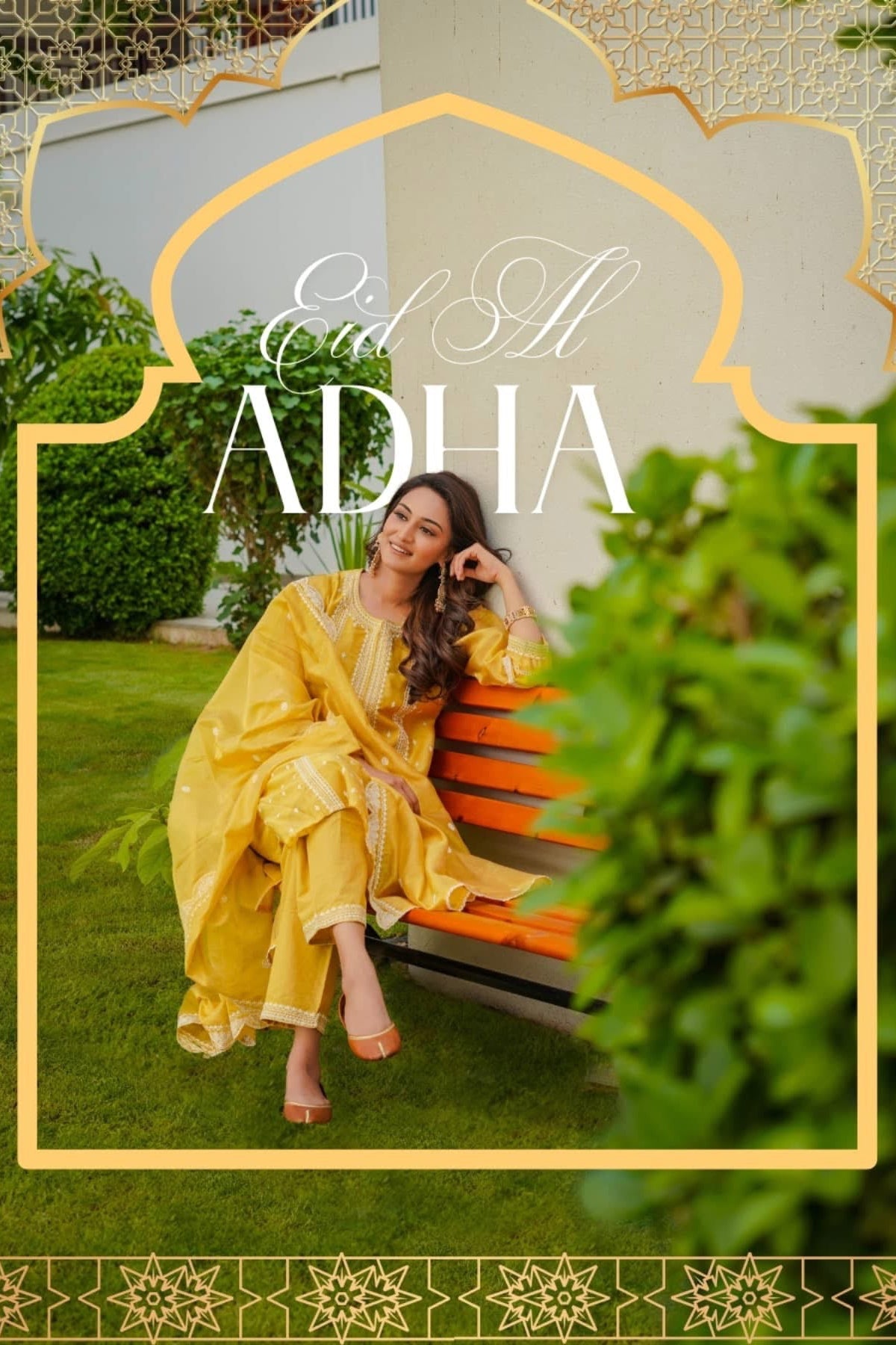 Zariya Yellow Embroidered Chanderi Suit Set | HER-388