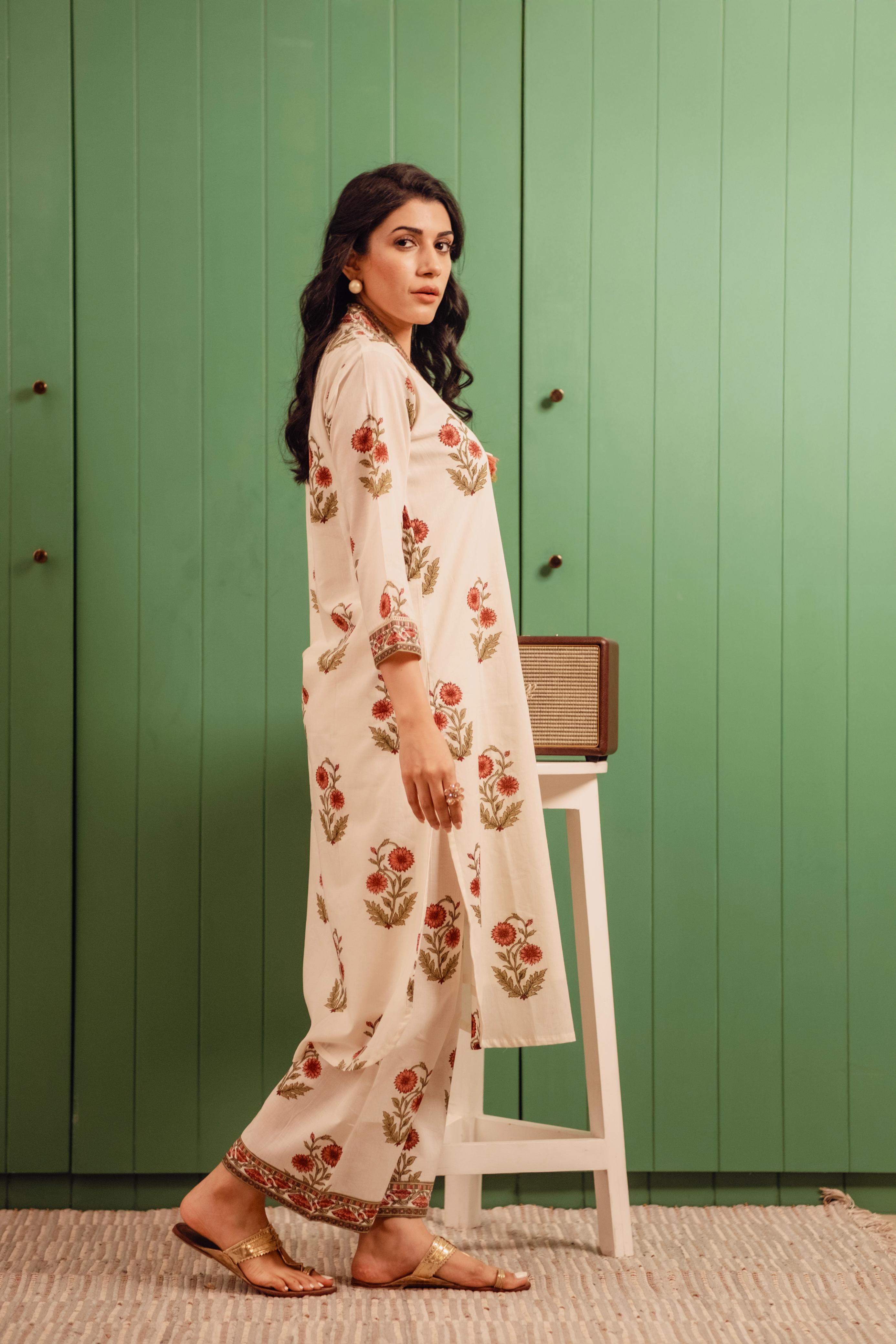 Marigold Whispers Kurta/Co-ord Set