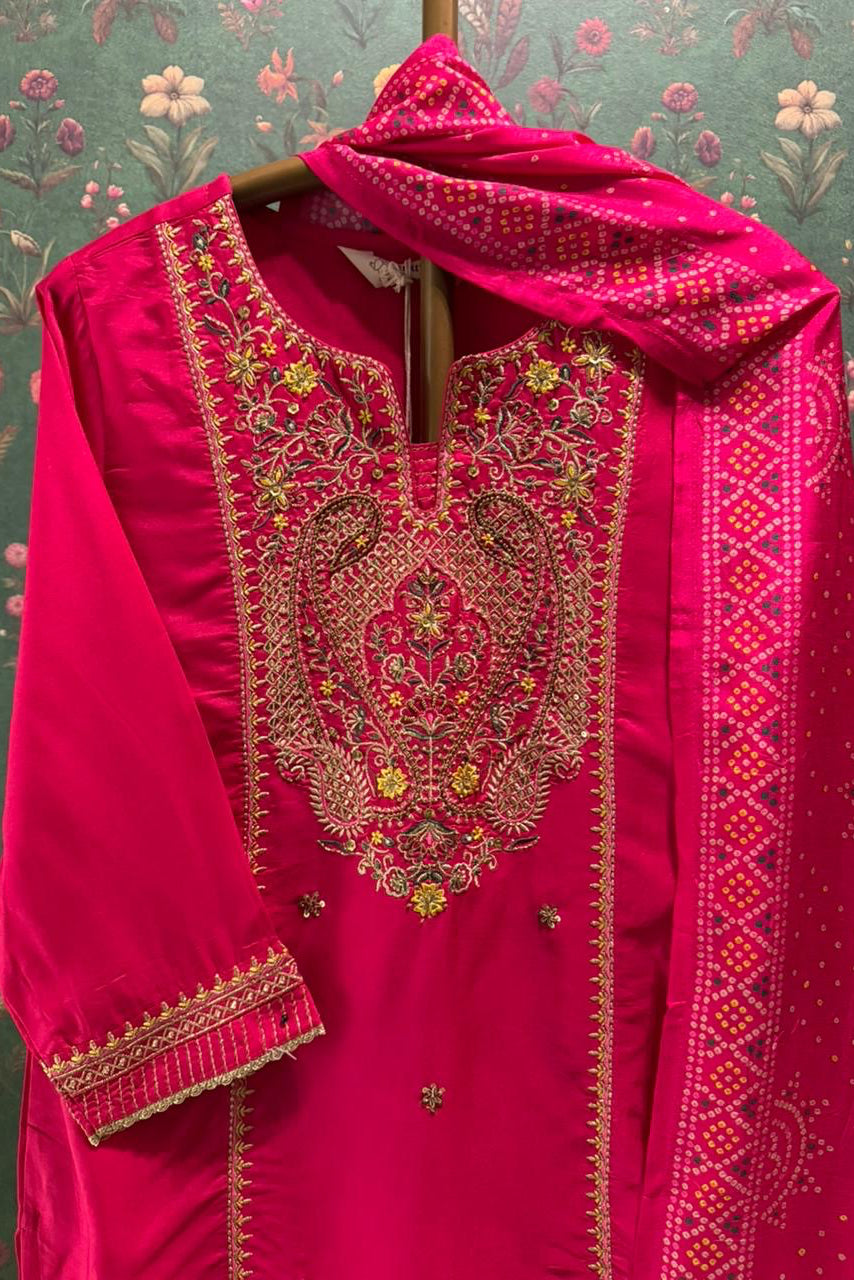 Rajrani Pink Festive Suit Set | HER-660