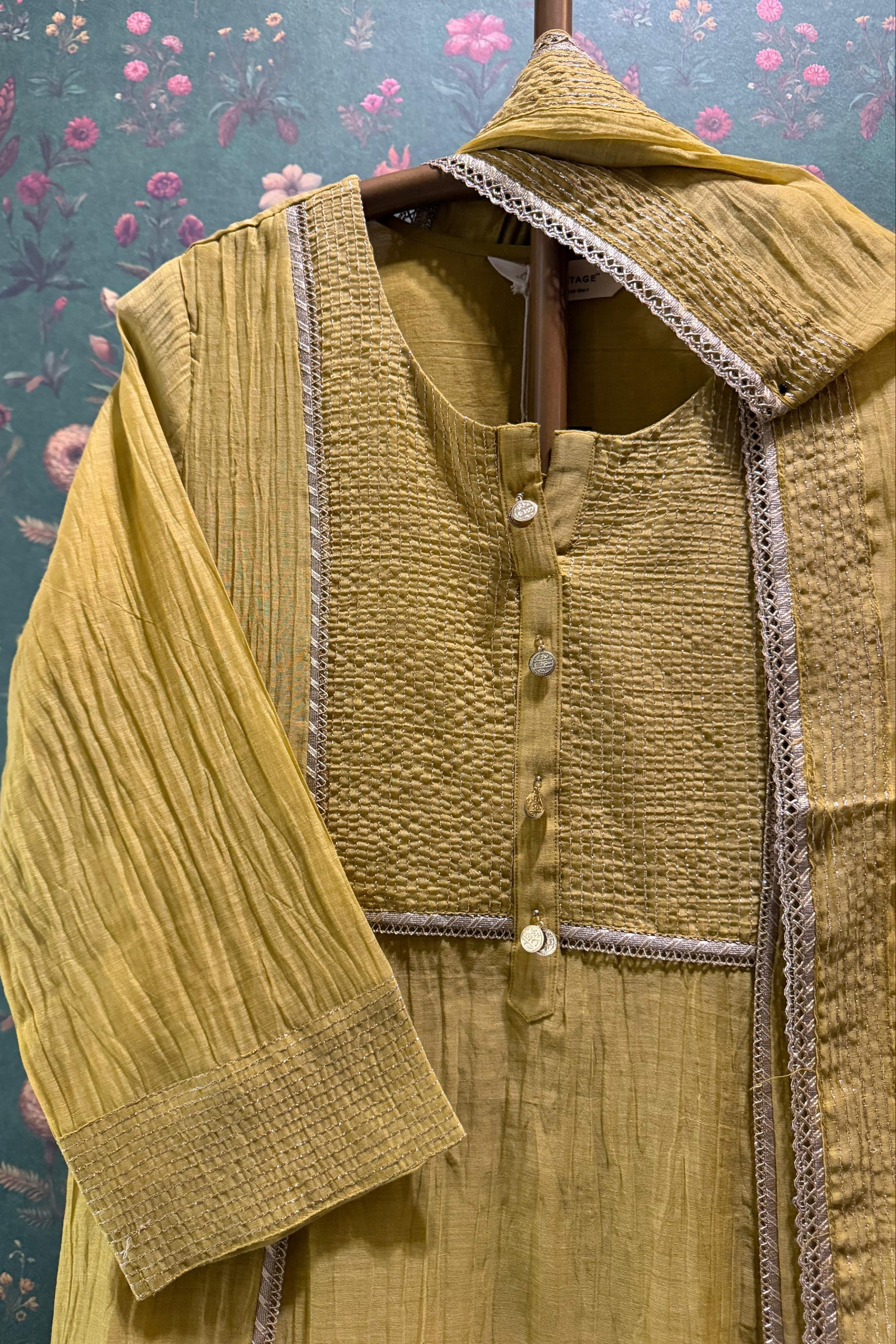 Peetambara Meher Handcrafted Suit Set | HER-621