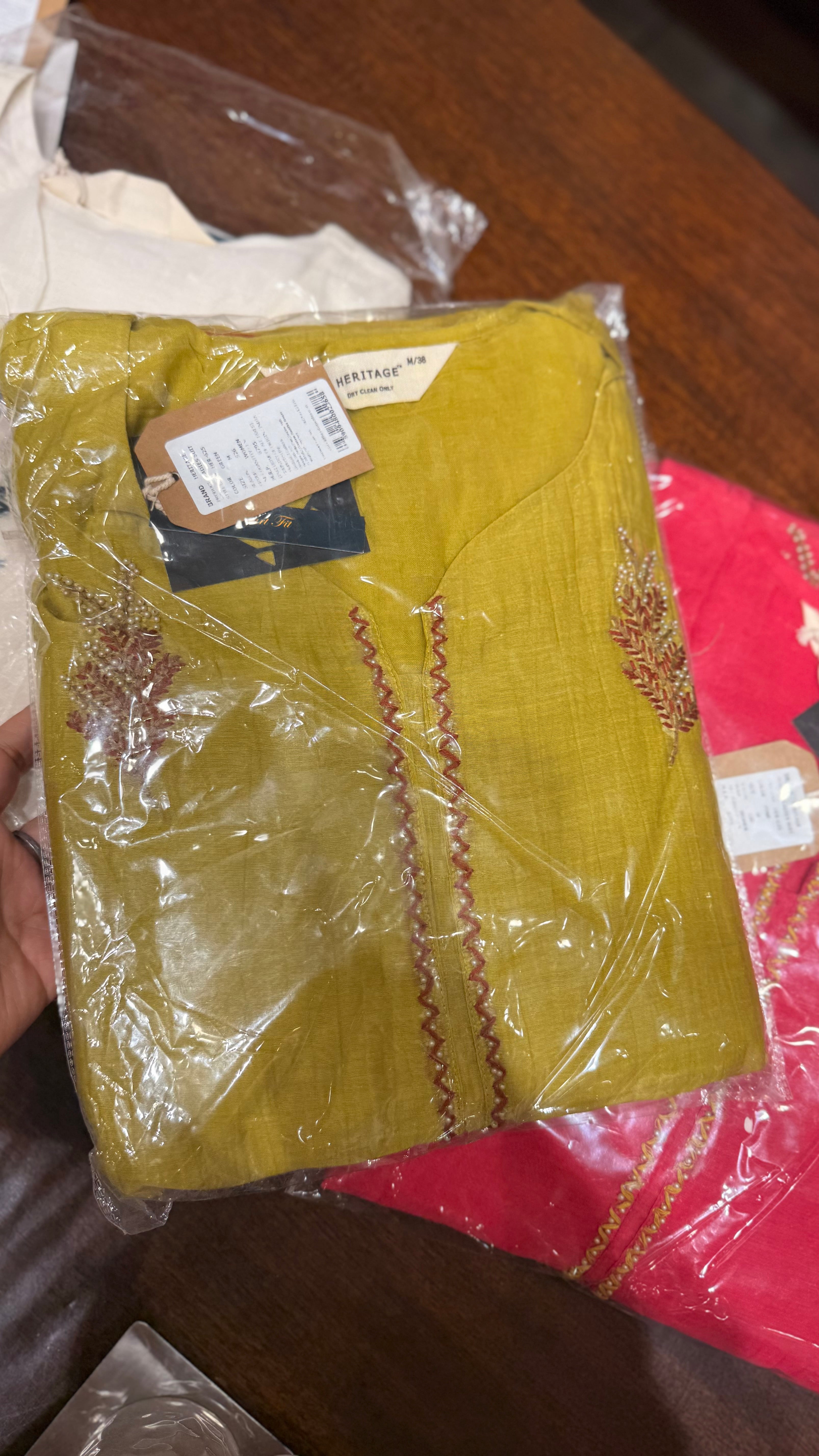 Vanyara Lime Green A-Line Suit Set | HER-625