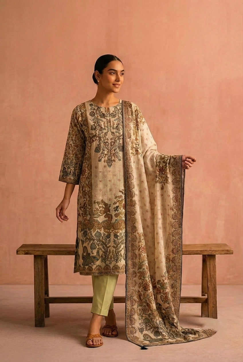 Gulistan Chanderi Suit Set | HER-656