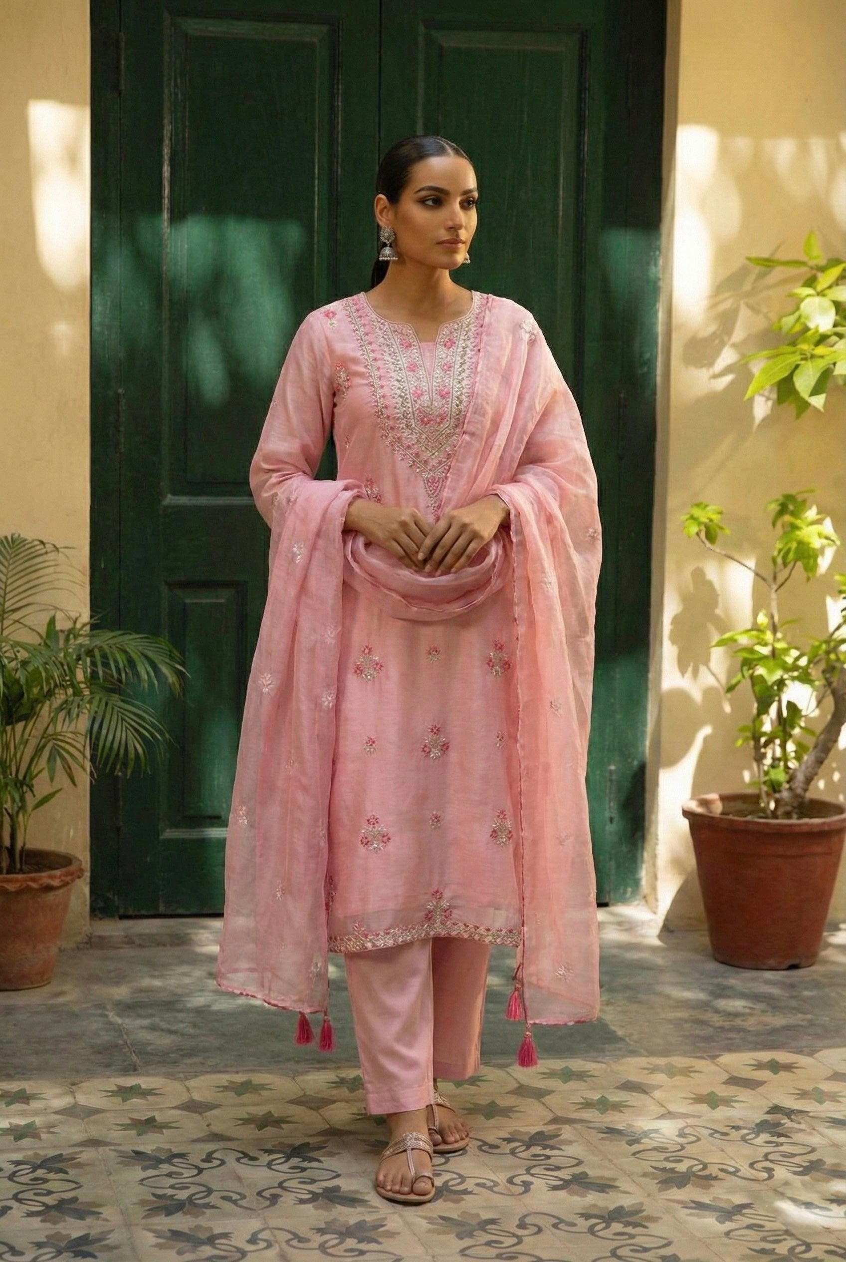 Gulista Rosé Pink Heritage Set | HER- 659