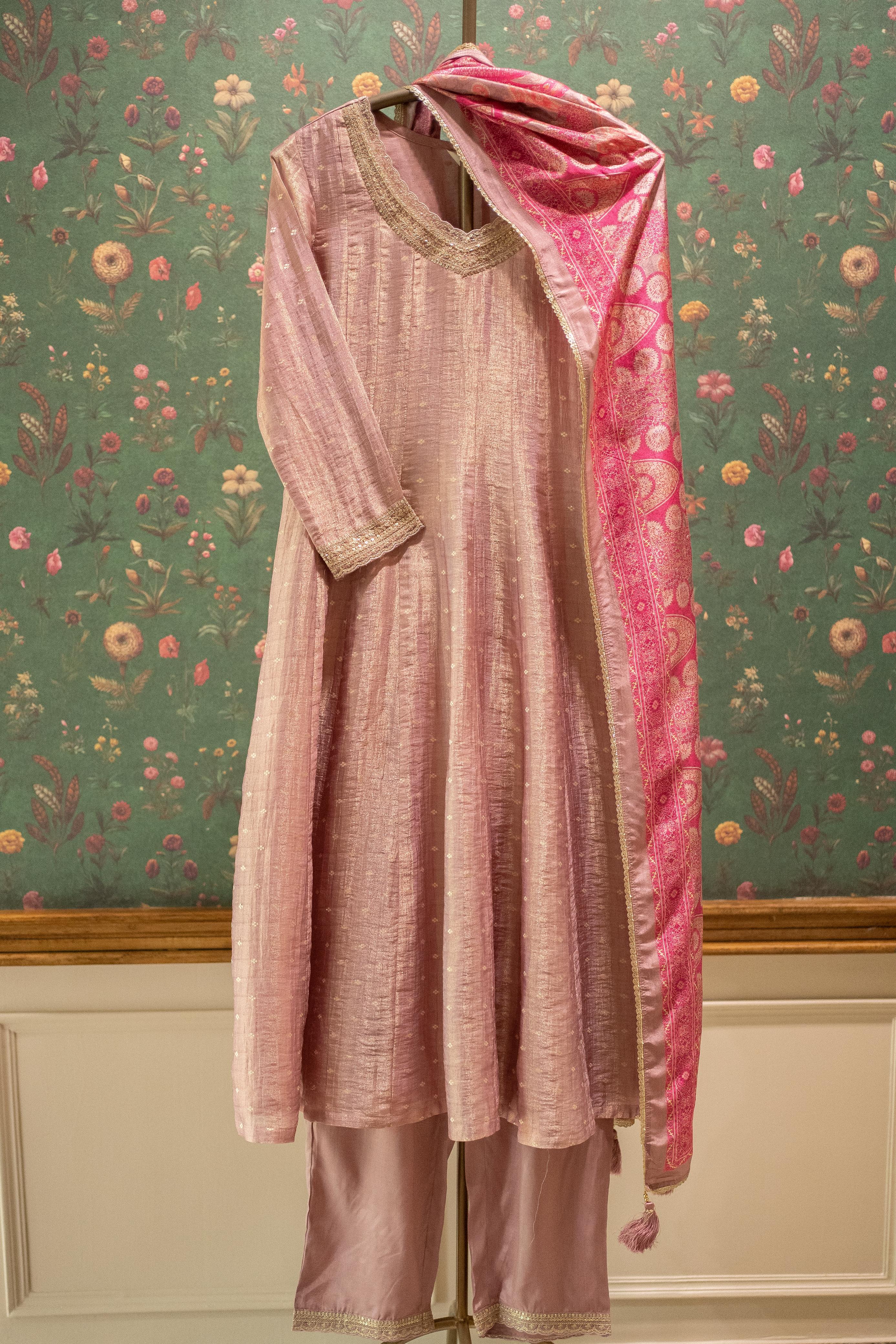 Gulab Kashish Chanderi Silk Suit Set | HER-561