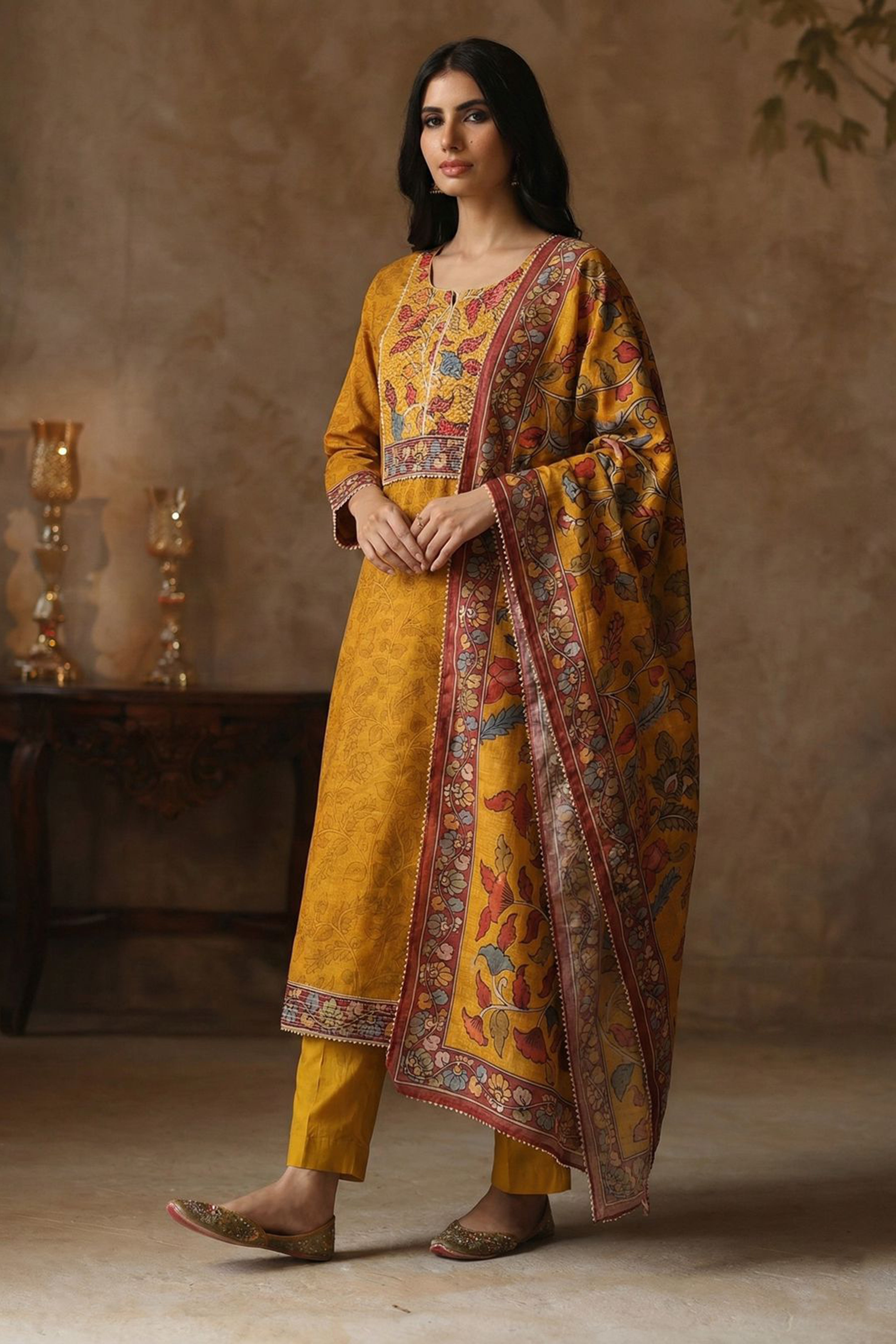 Sunehri Bagh Chanderi Suit Set