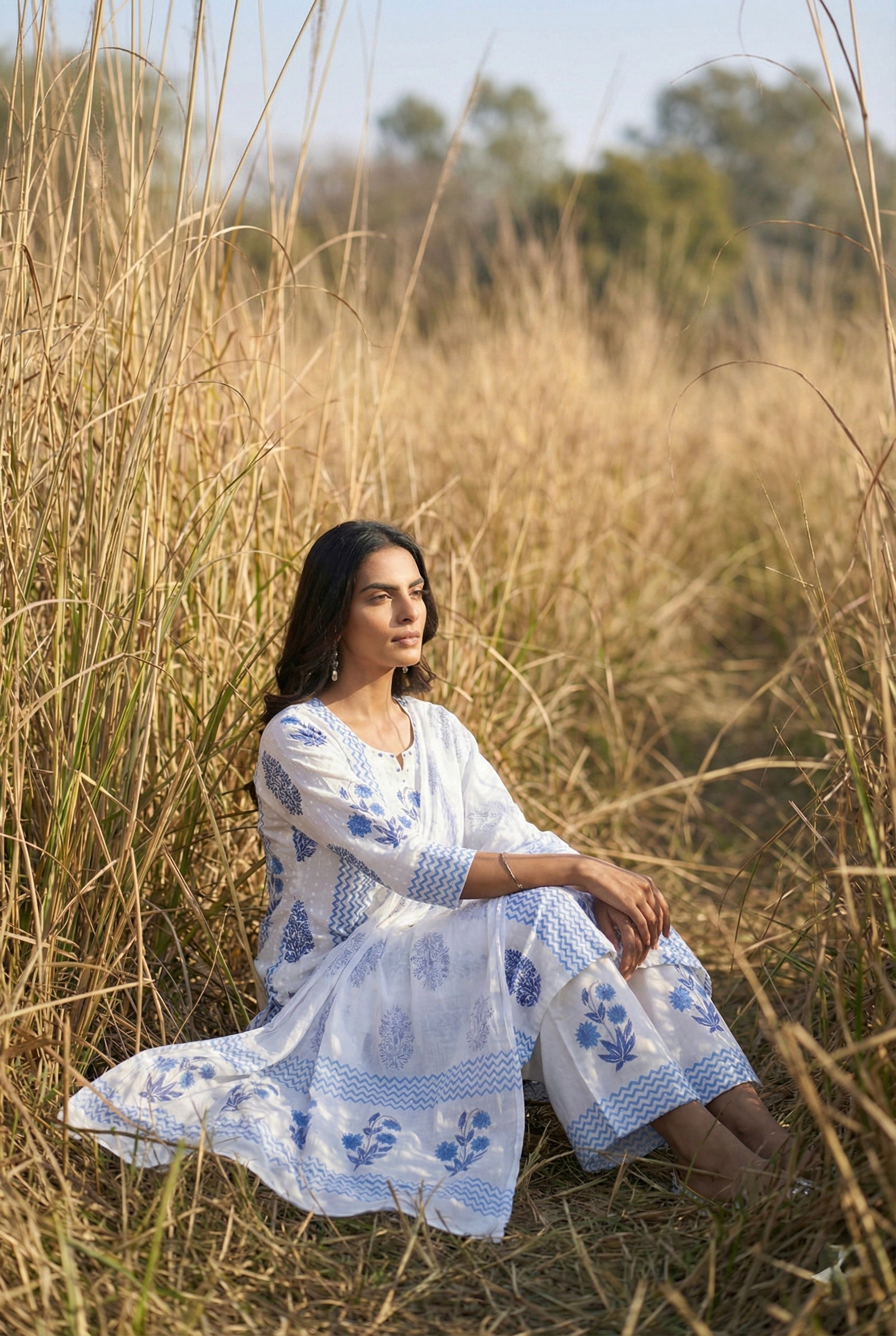 Neelaya Bloom Cotton Suit Set | HER-695