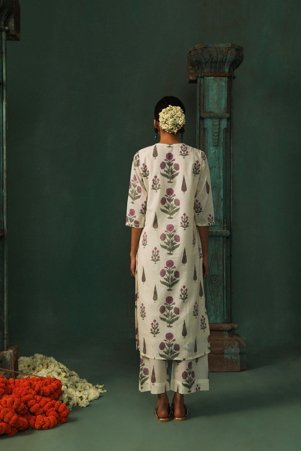 Bloom & Thread Kurta/Co-ord Set - Lavender