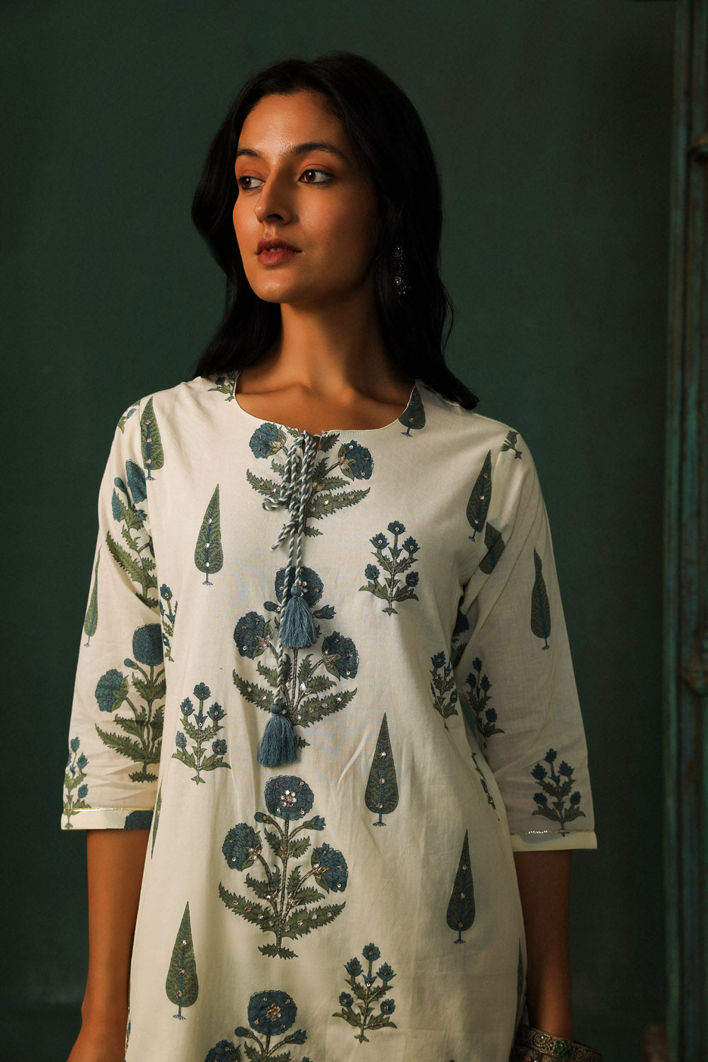 Bloom & Thread Kurta/Co-ord Set - Blue