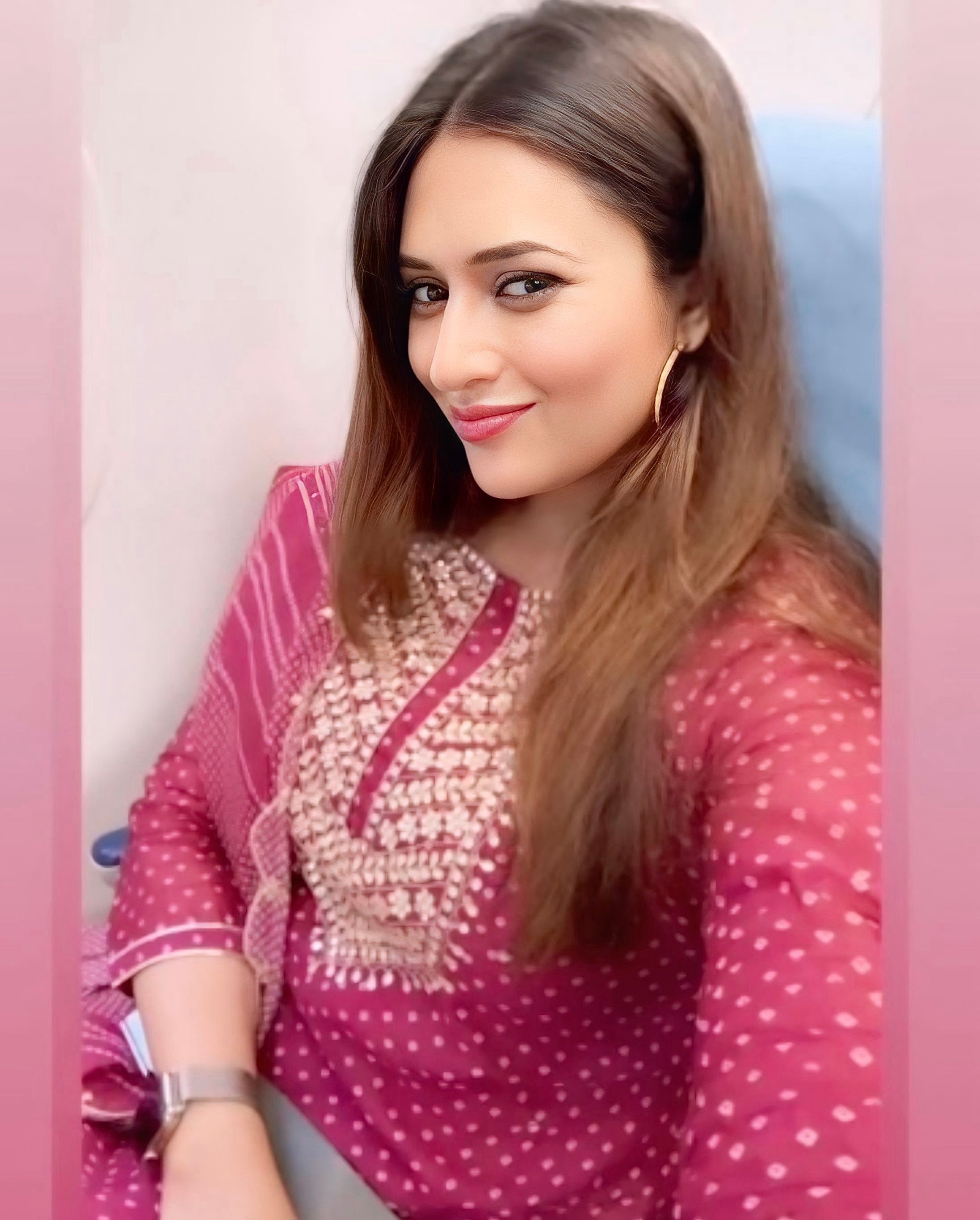 Wine Bandhani Chanderi Suit Set | HER-293