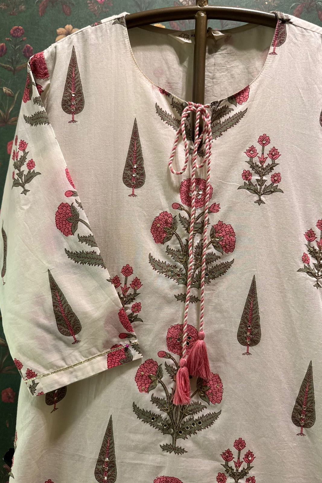 Bloom & Thread Kurta/Co-ord Set - Rani Pink