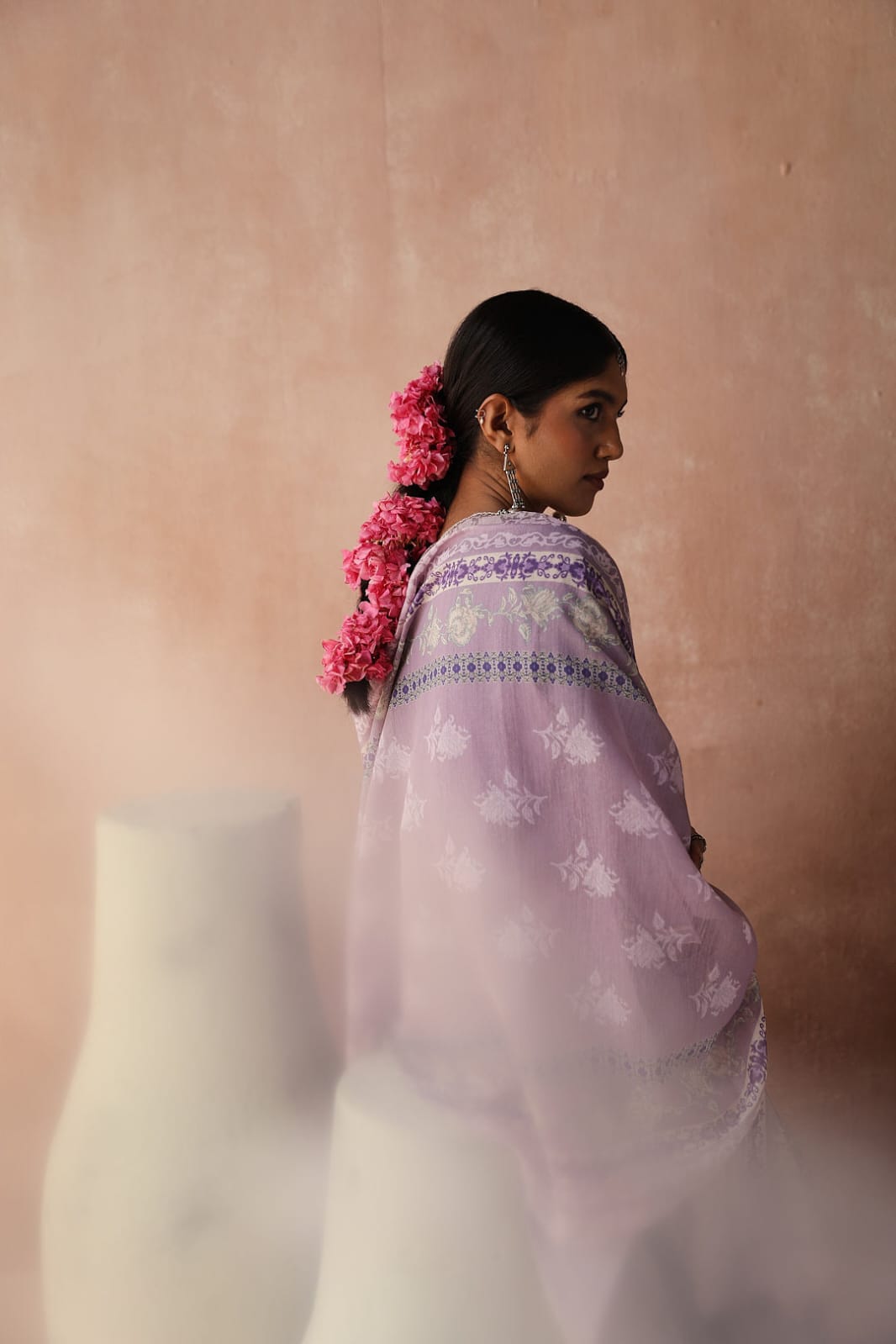 Lilac Chanderi Kurta Set | HER-252